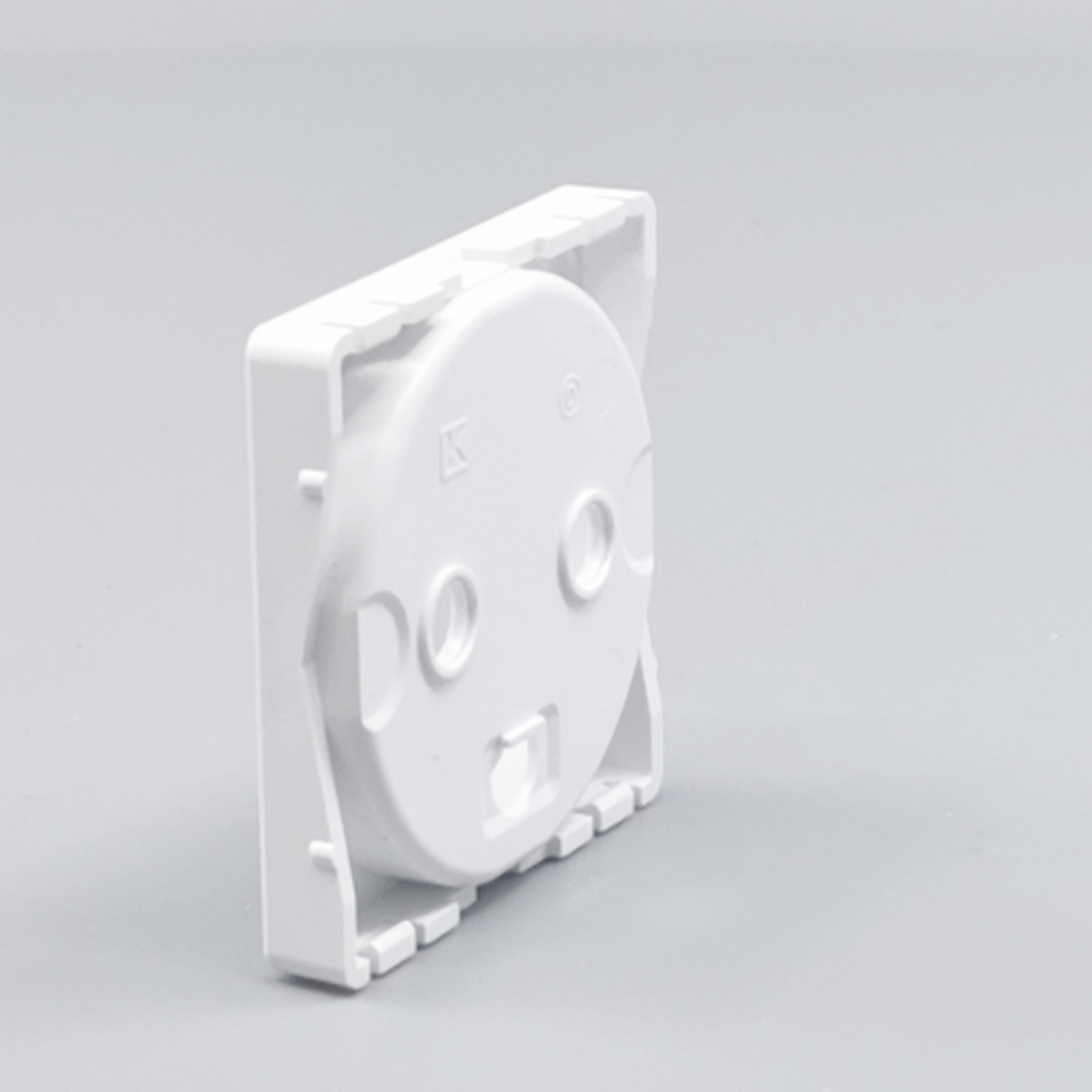 Fuga Afdækning for stikkontakt 1 modul hvid