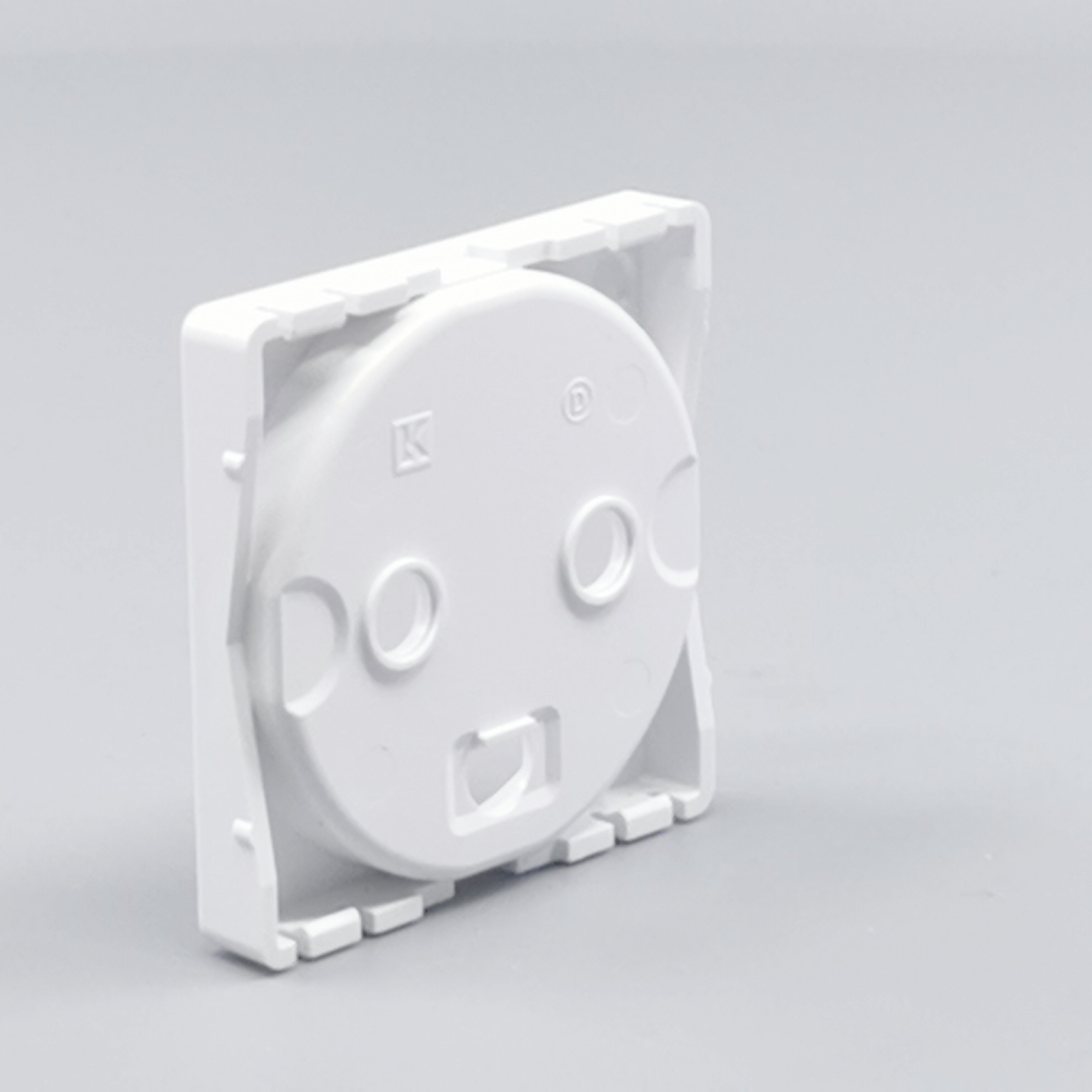 Fuga Afdækning for stikkontakt 1 modul hvid