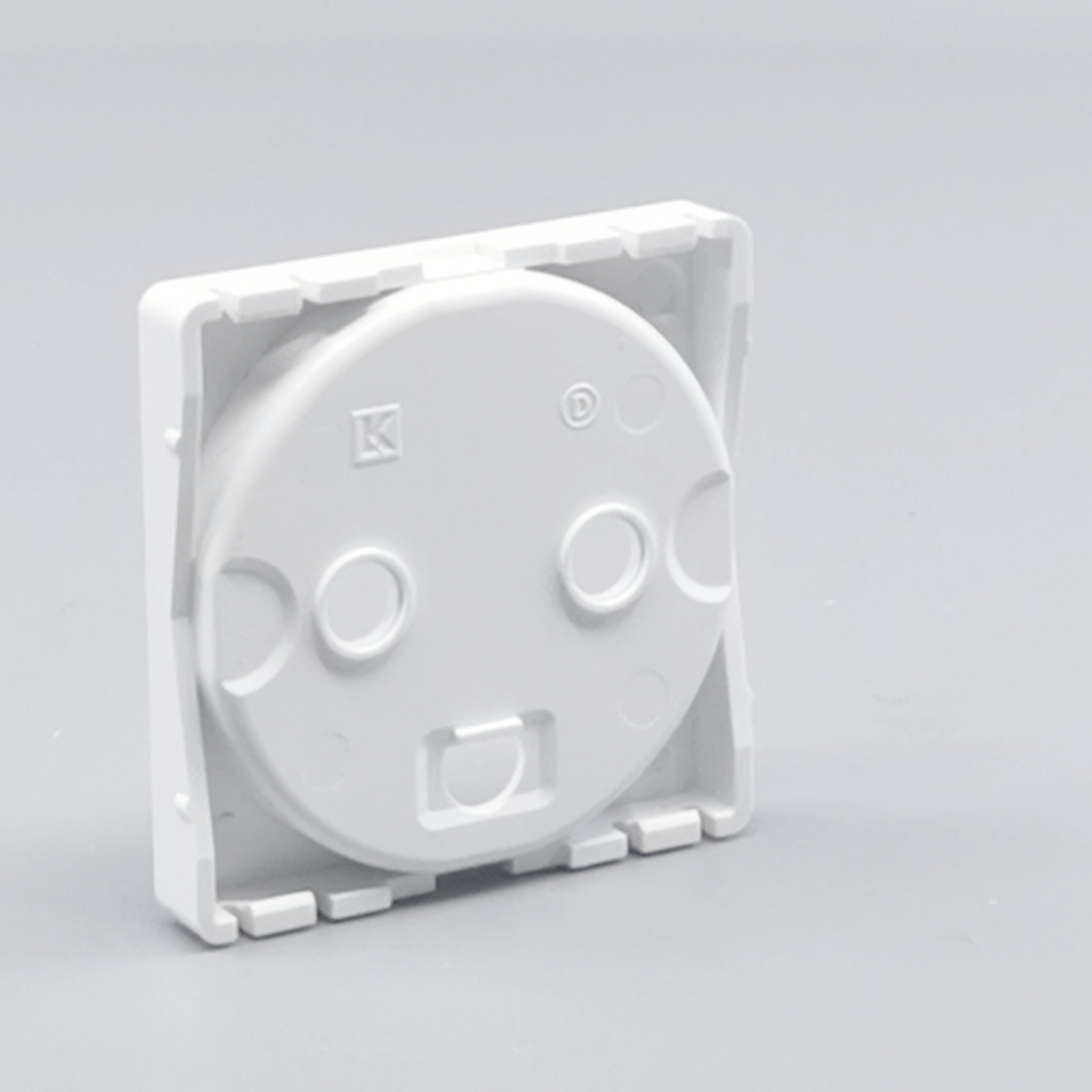 Fuga Afdækning for stikkontakt 1 modul hvid