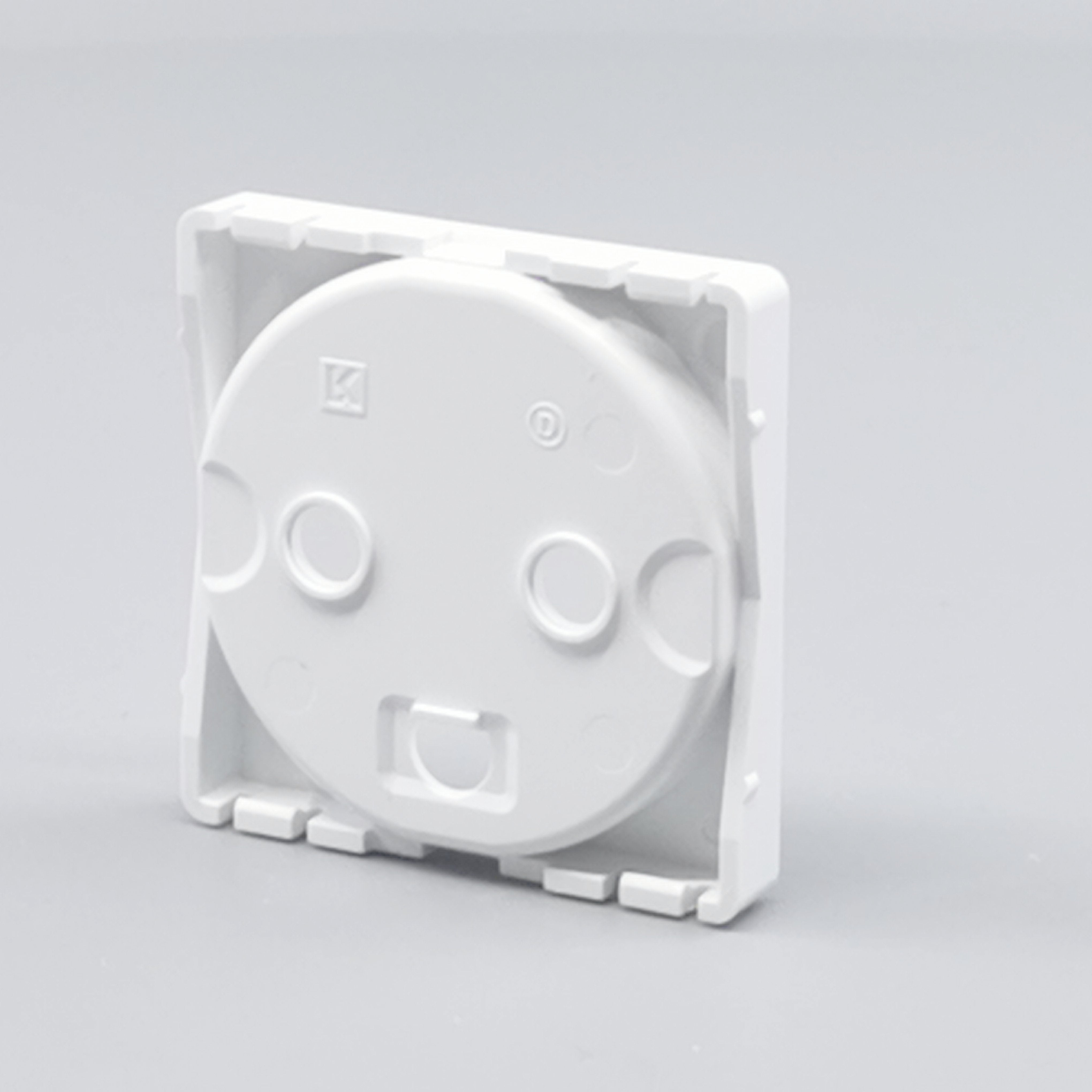 Fuga Afdækning for stikkontakt 1 modul hvid