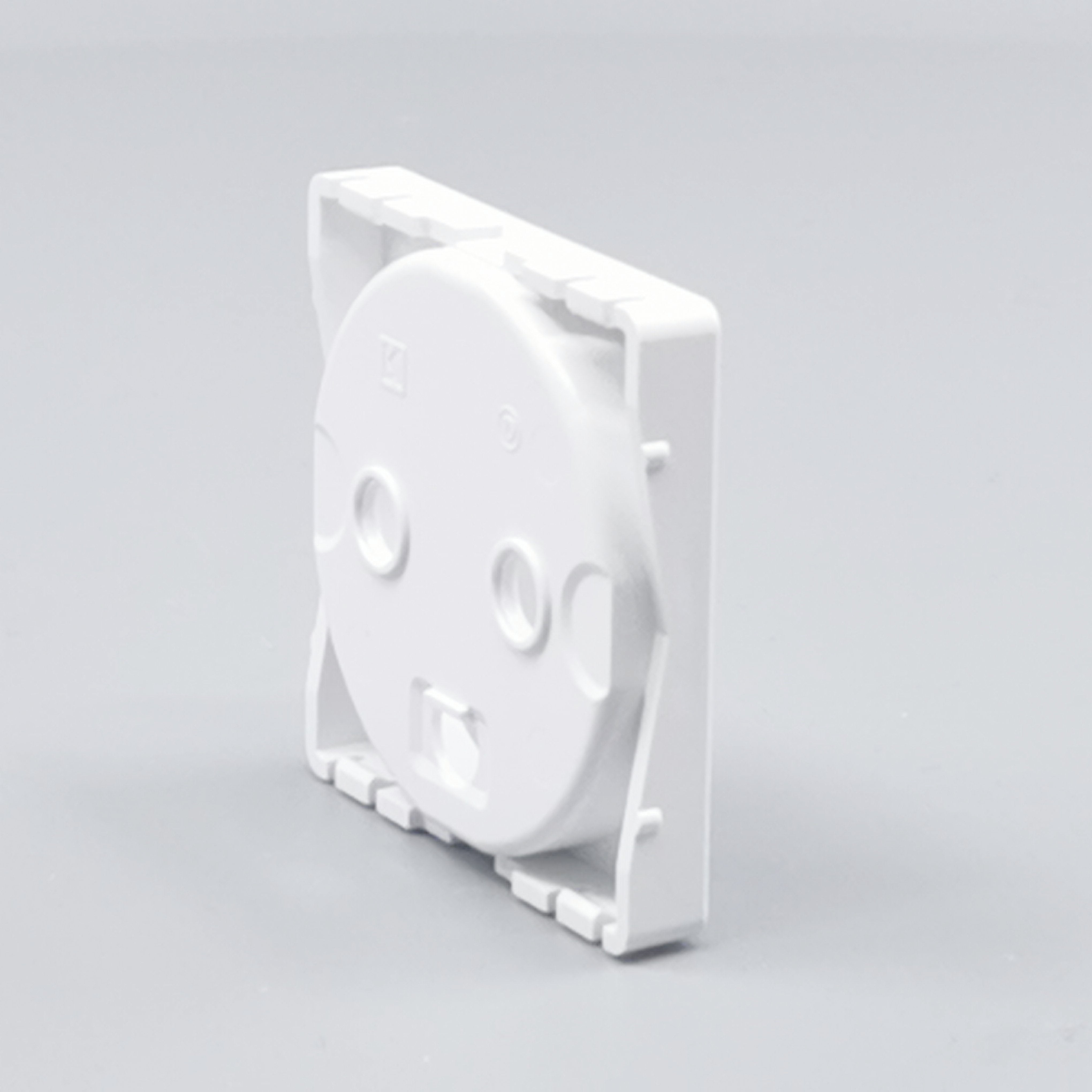 Fuga Afdækning for stikkontakt 1 modul hvid