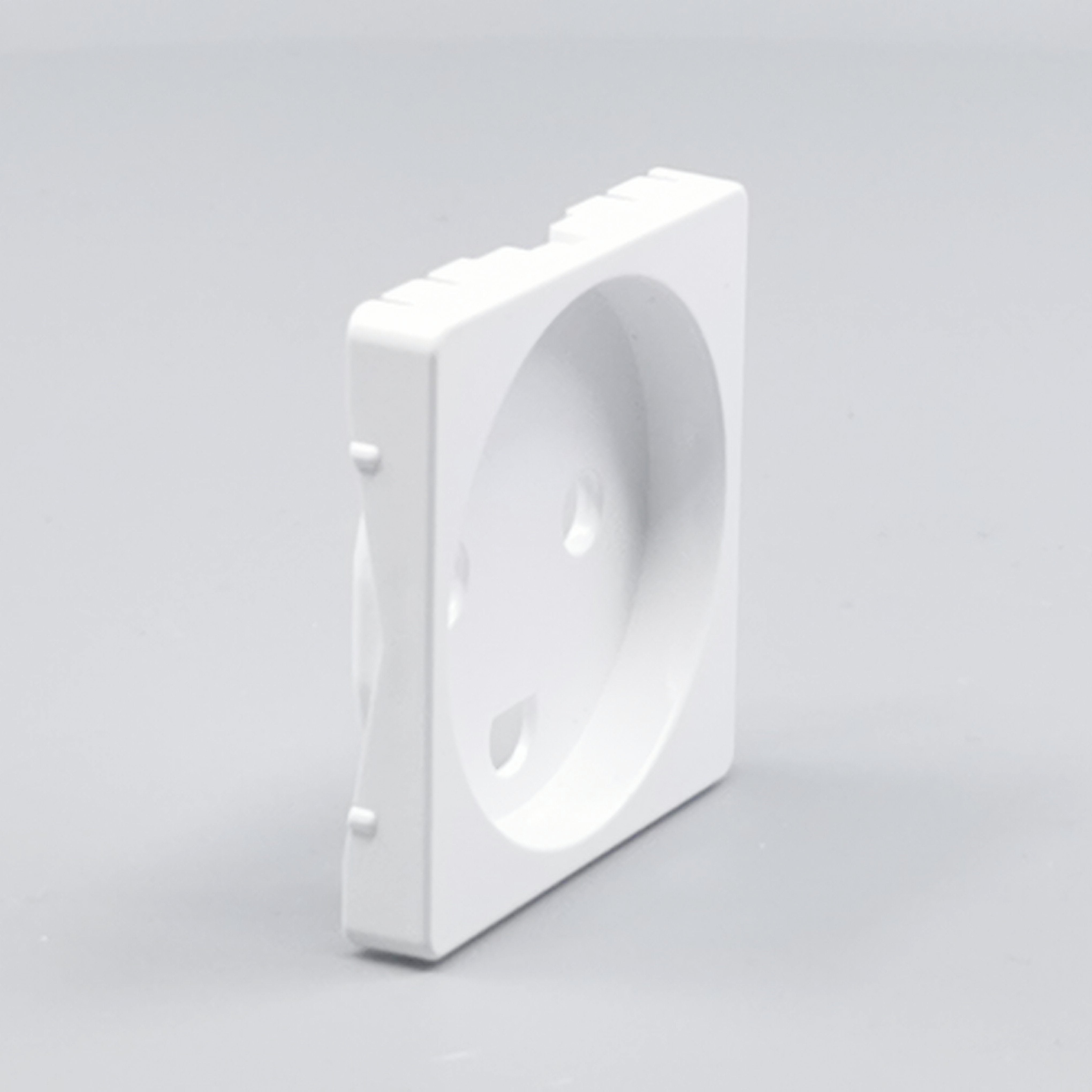 Fuga Afdækning for stikkontakt 1 modul hvid