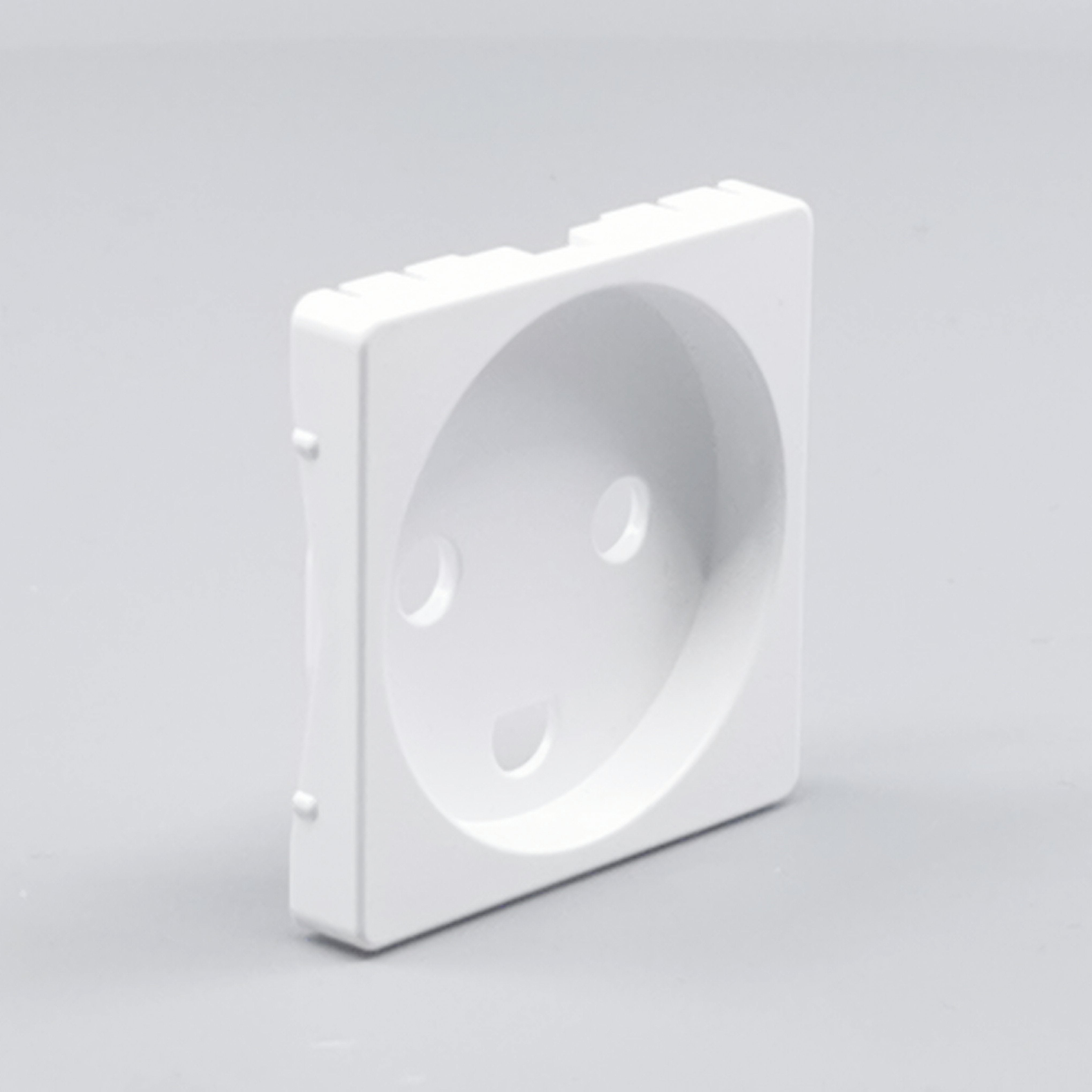 Fuga Afdækning for stikkontakt 1 modul hvid