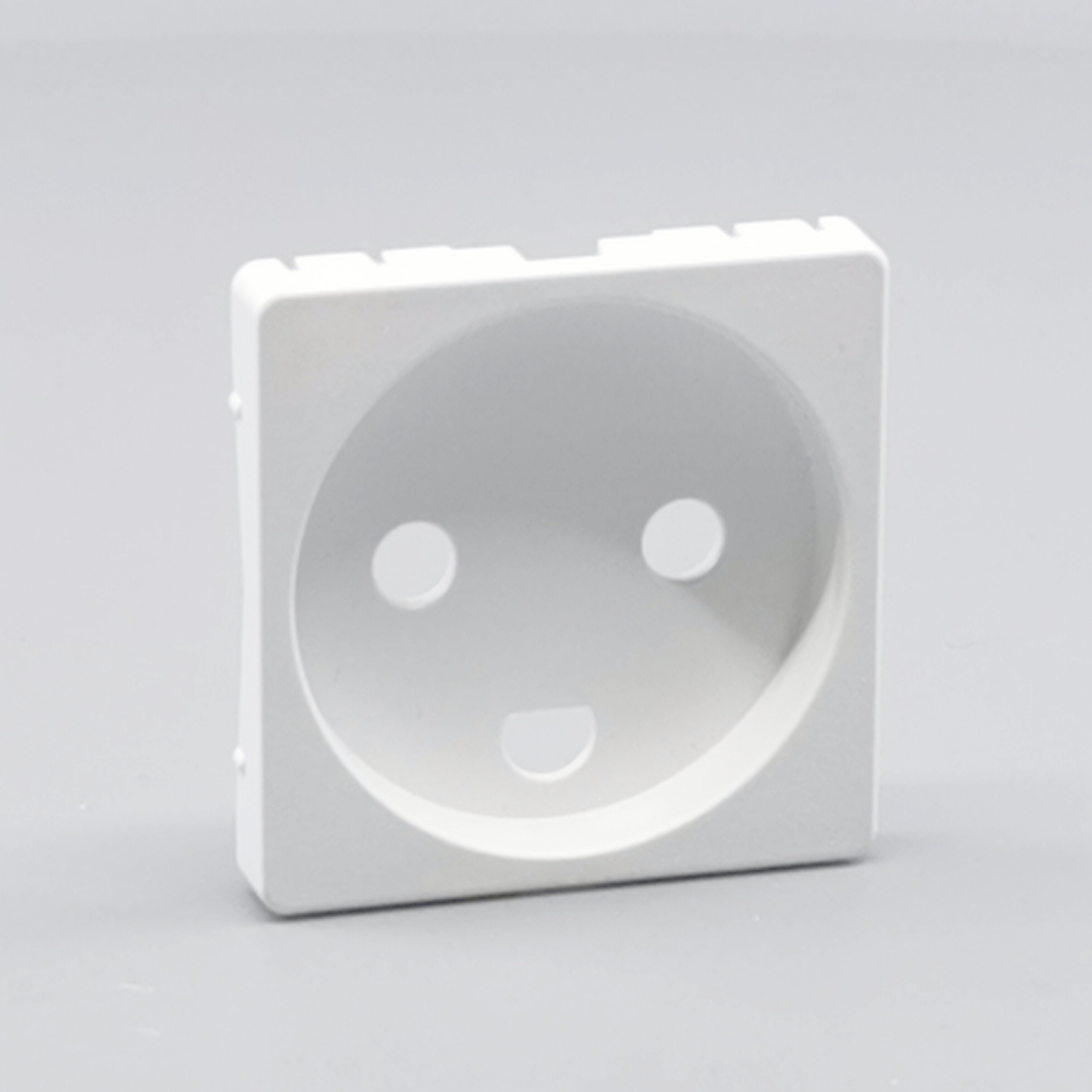 Fuga Afdækning for stikkontakt 1 modul hvid