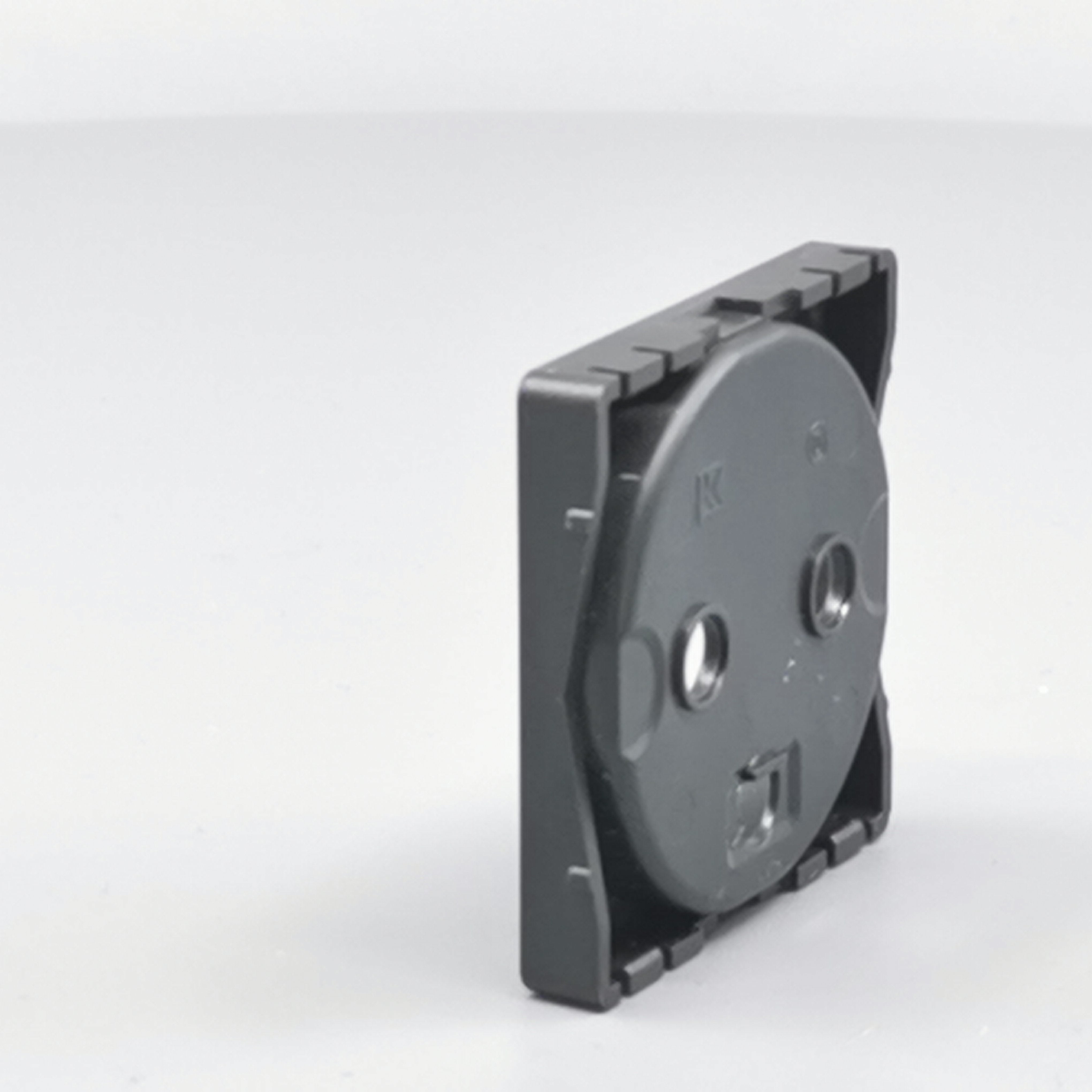 Fuga Afdækning for stikkontakt 1 modul koksgrå