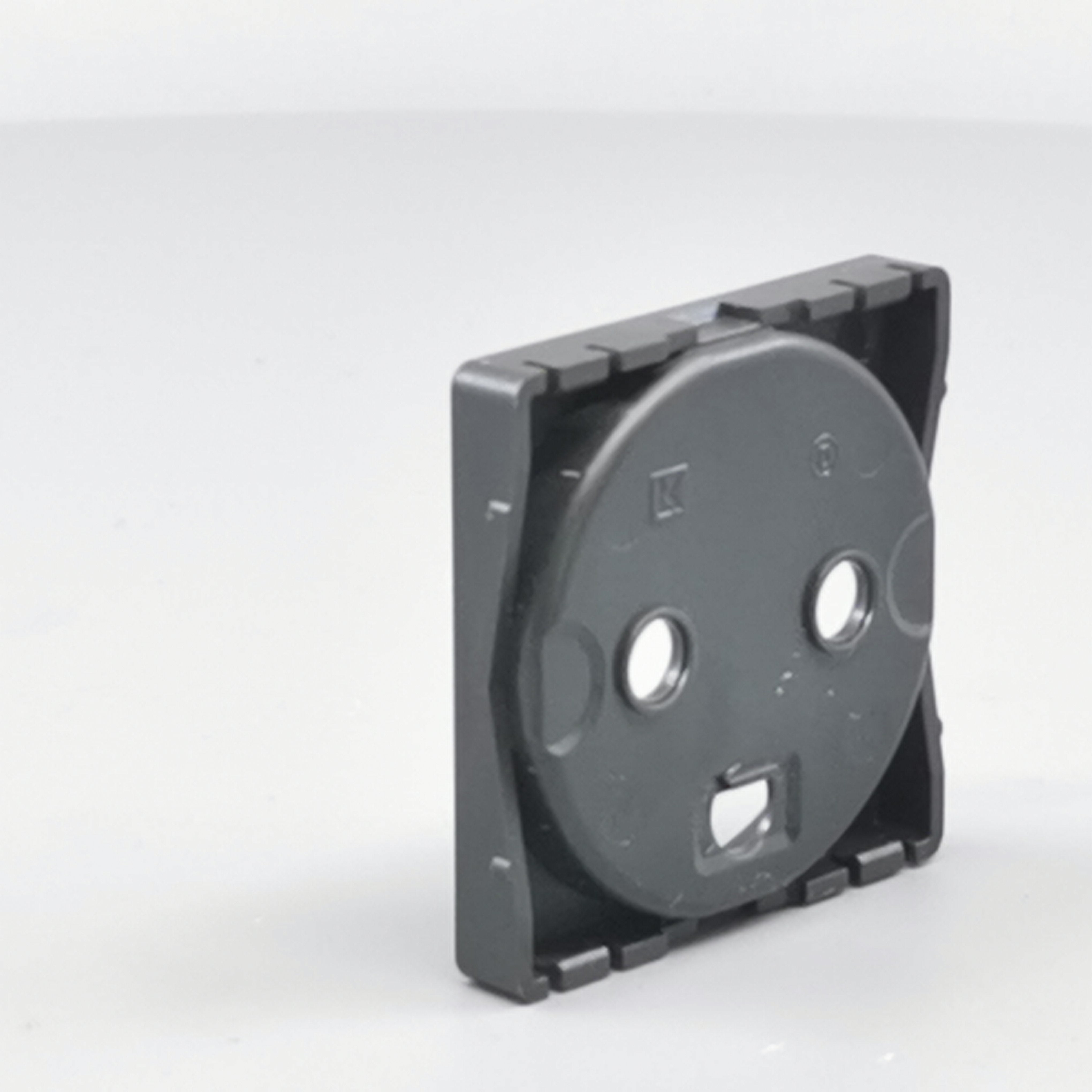 Fuga Afdækning for stikkontakt 1 modul koksgrå