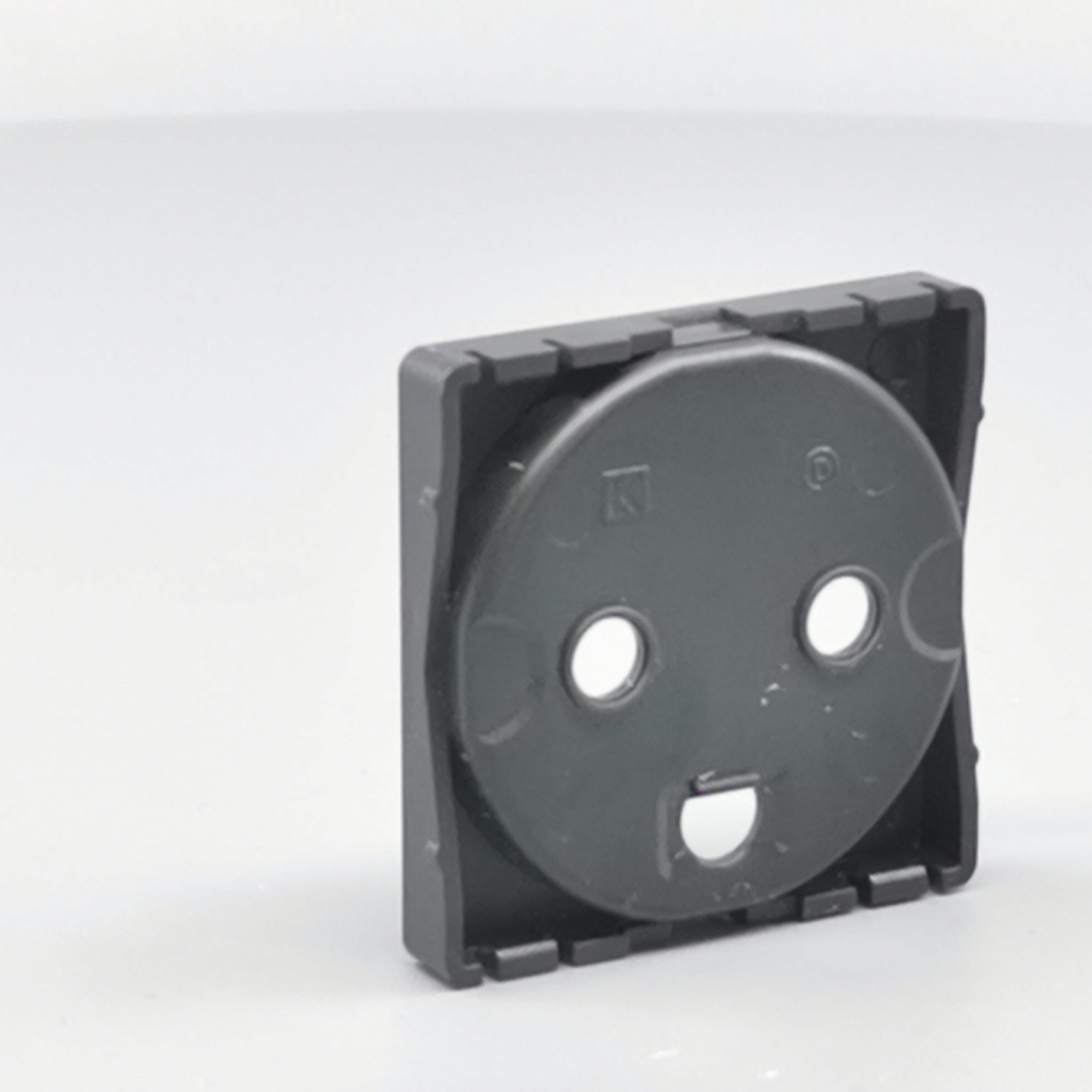 Fuga Afdækning for stikkontakt 1 modul koksgrå