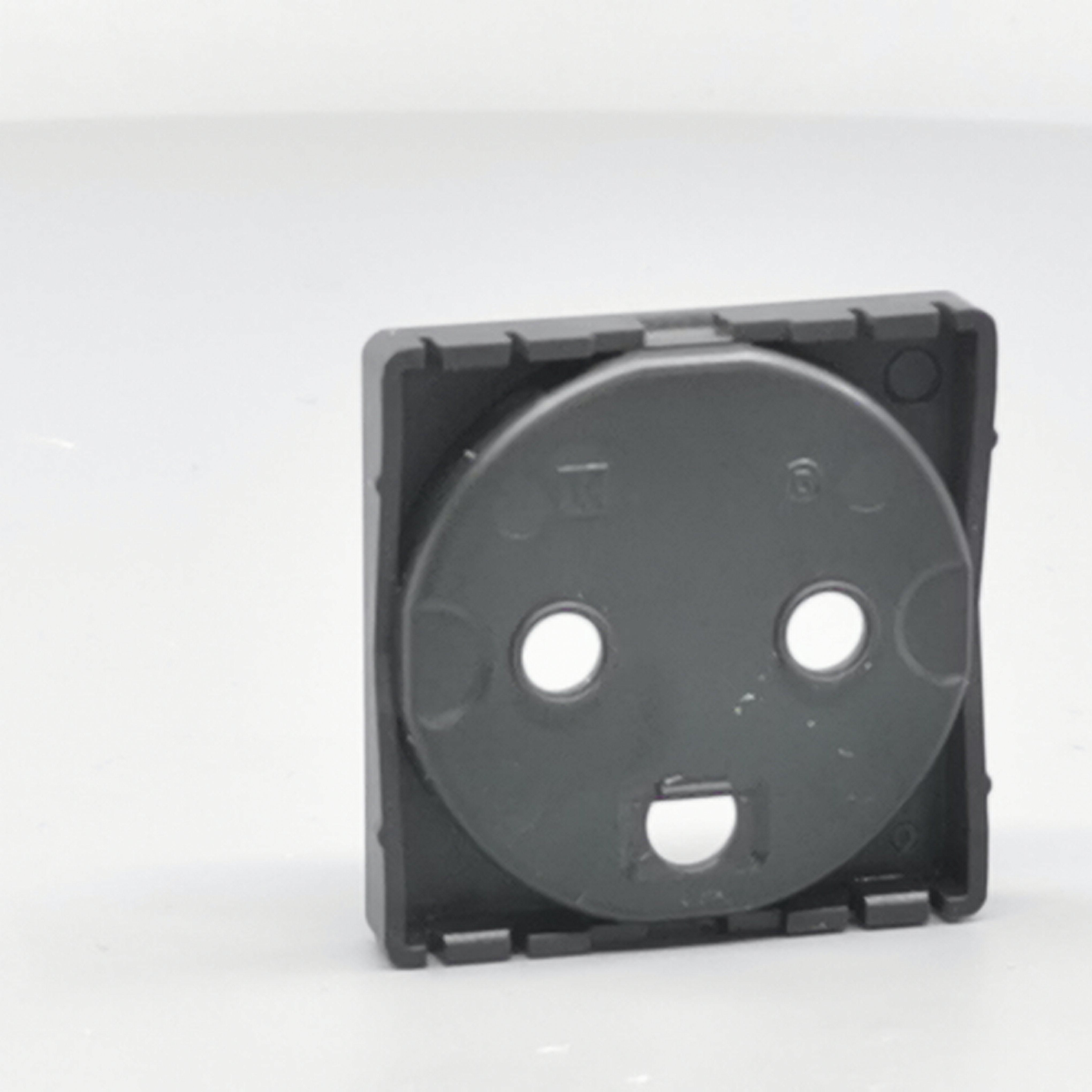 Fuga Afdækning for stikkontakt 1 modul koksgrå