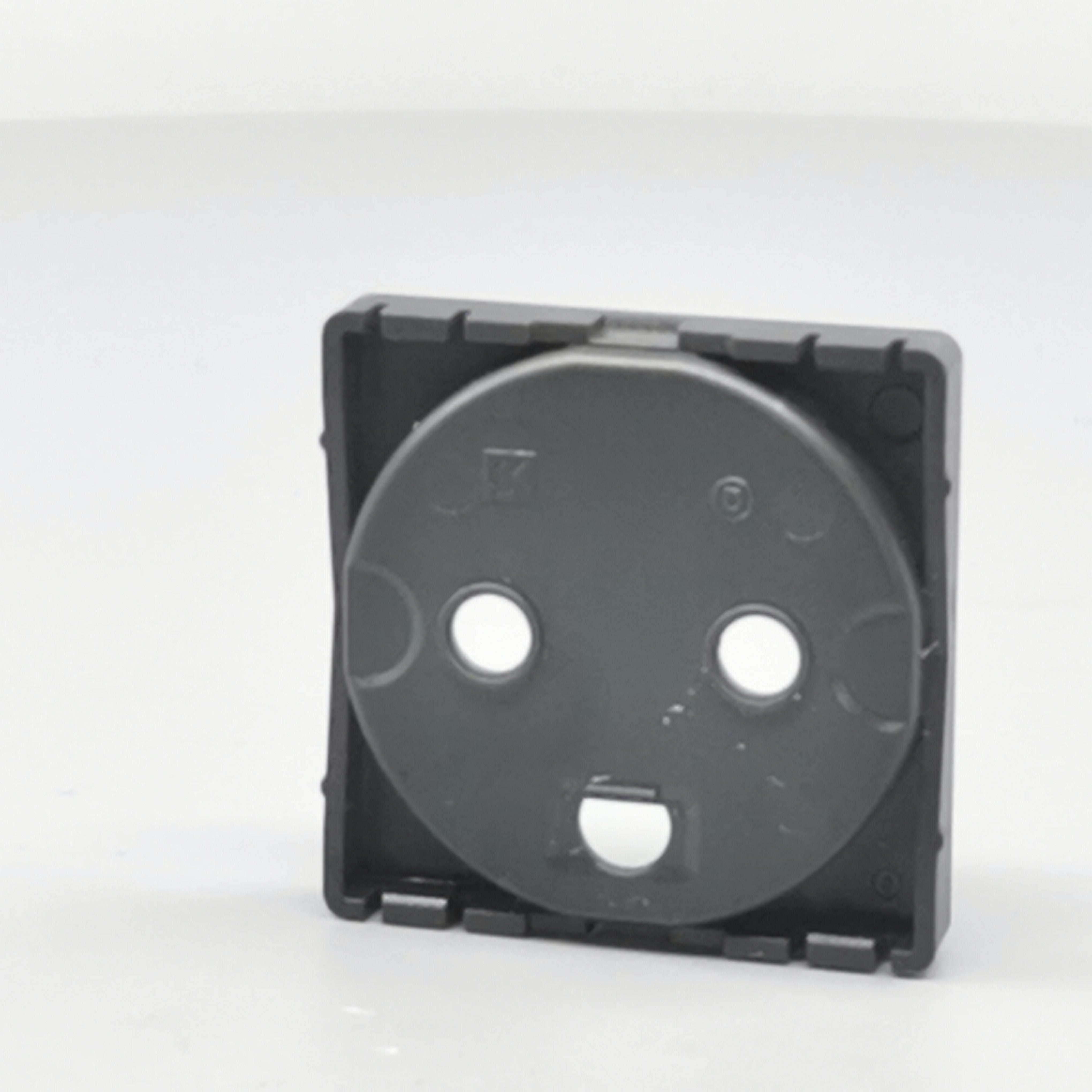 Fuga Afdækning for stikkontakt 1 modul koksgrå