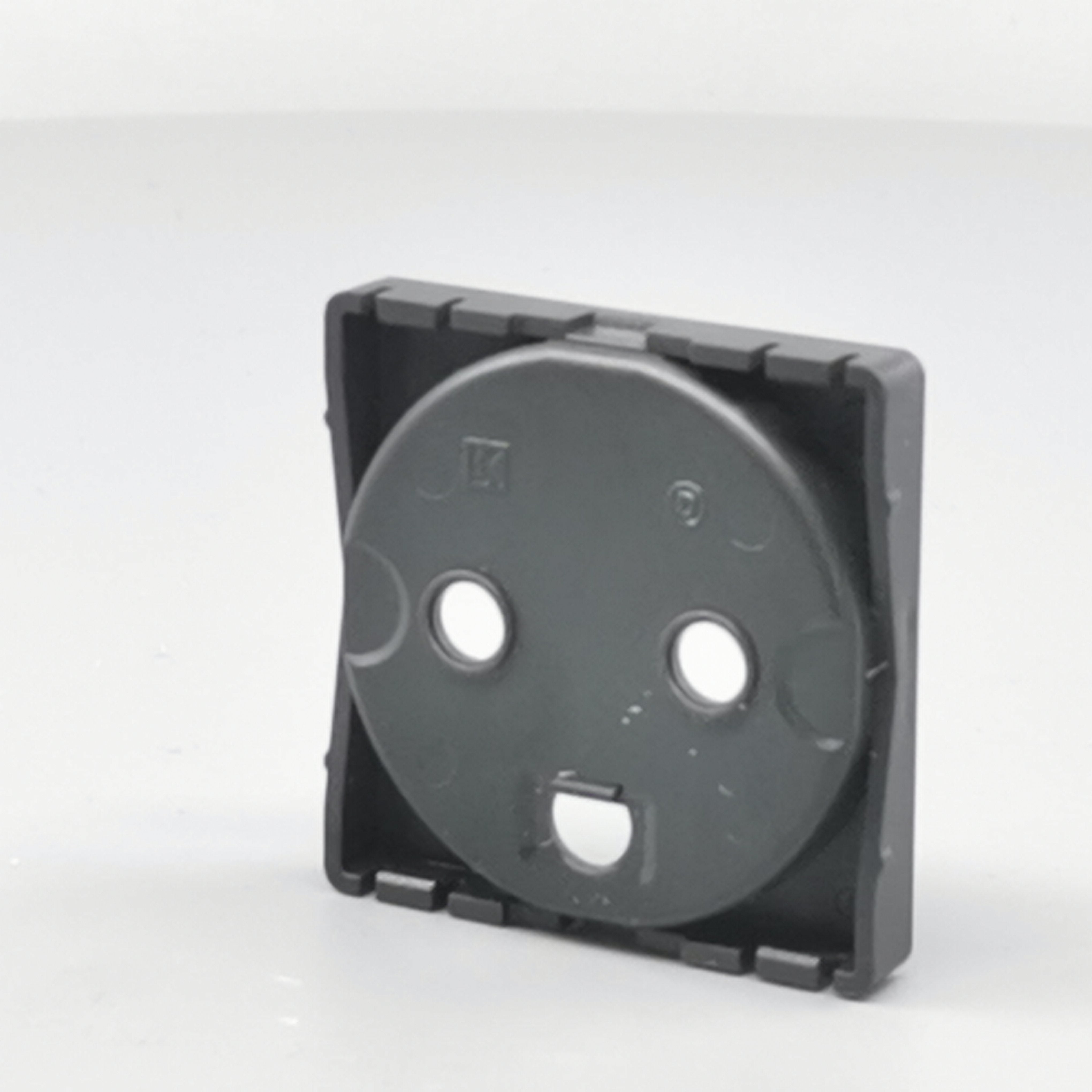 Fuga Afdækning for stikkontakt 1 modul koksgrå