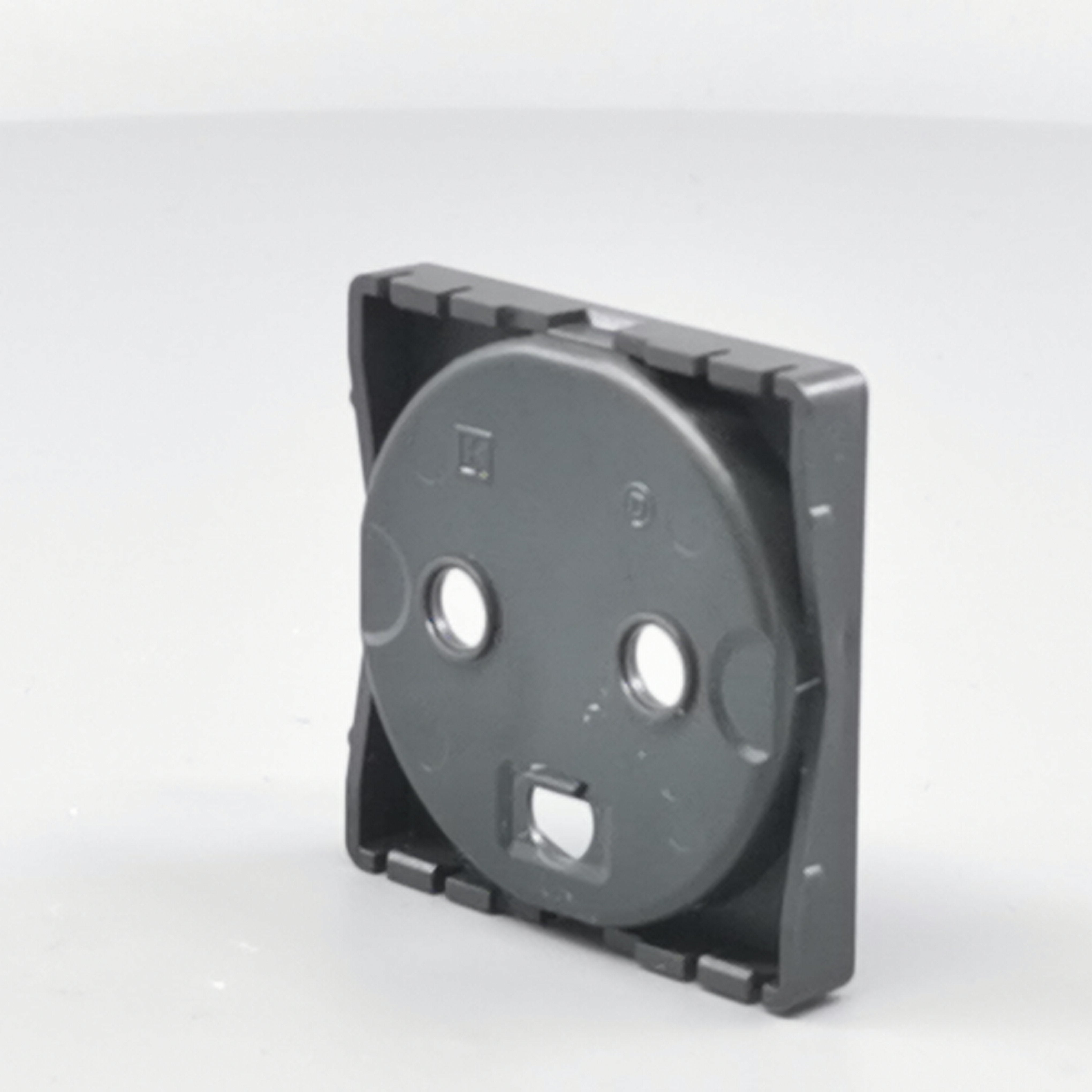 Fuga Afdækning for stikkontakt 1 modul koksgrå