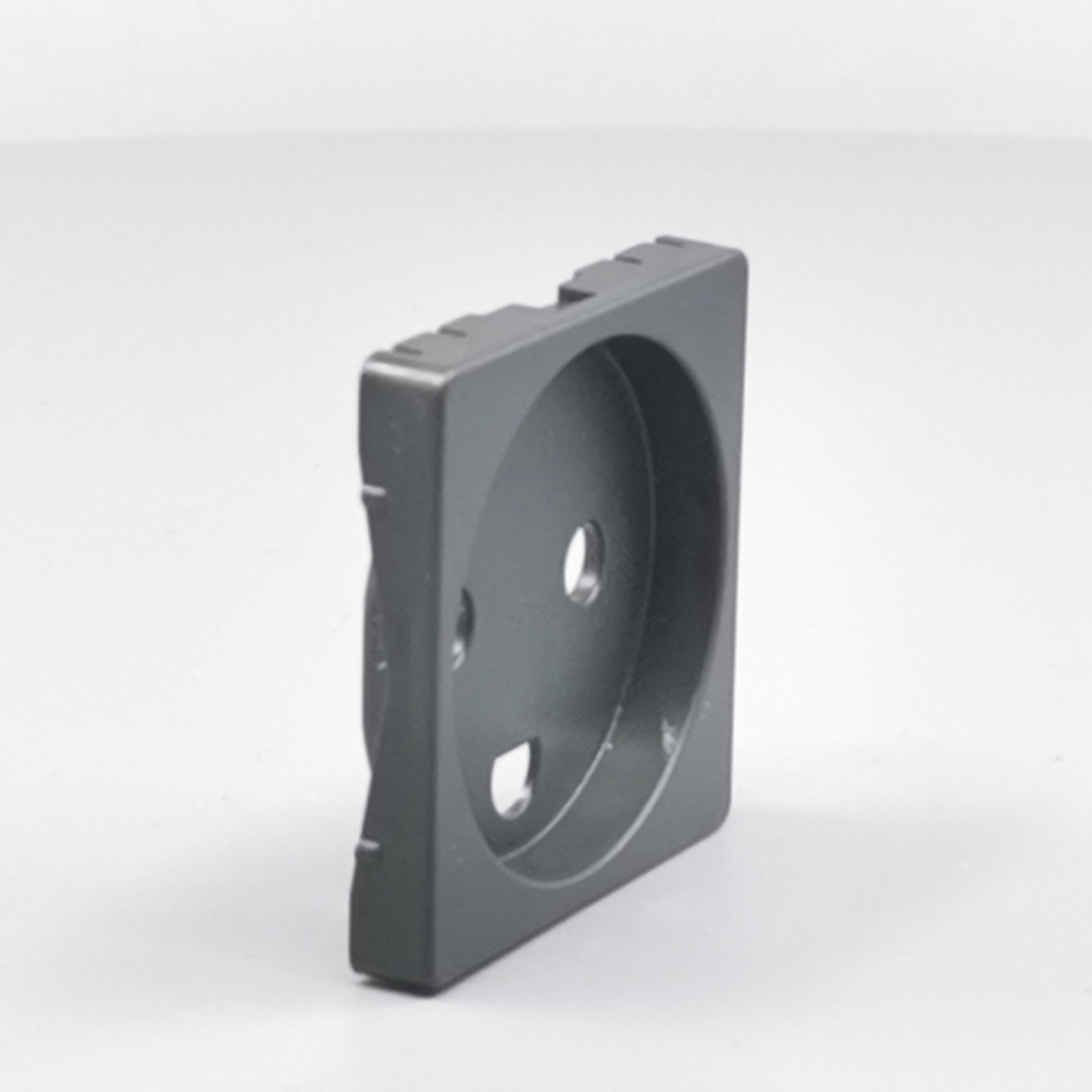 Fuga Afdækning for stikkontakt 1 modul koksgrå