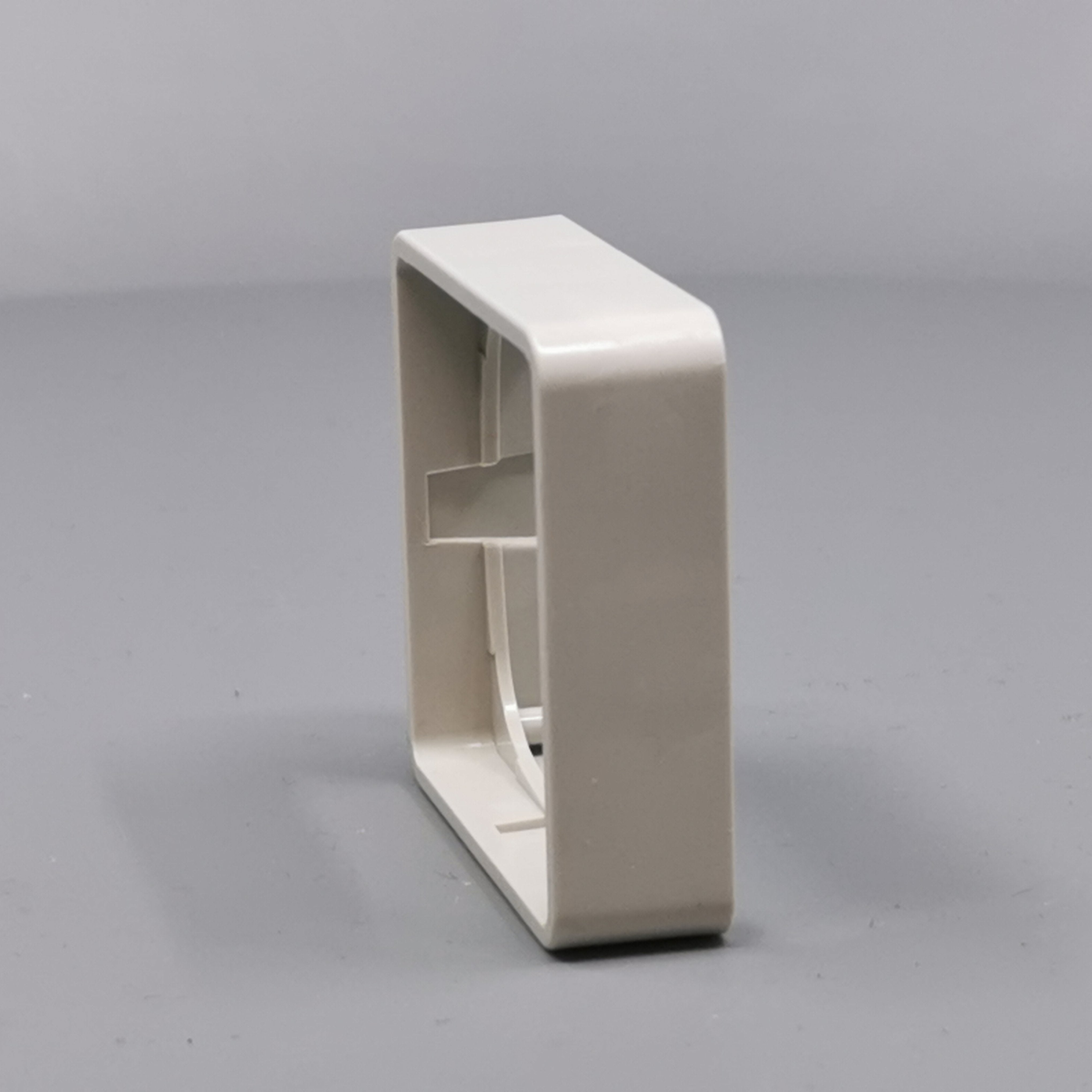 LK Fuga ramme Baseline 50 1m 14mm høj - lysegrå