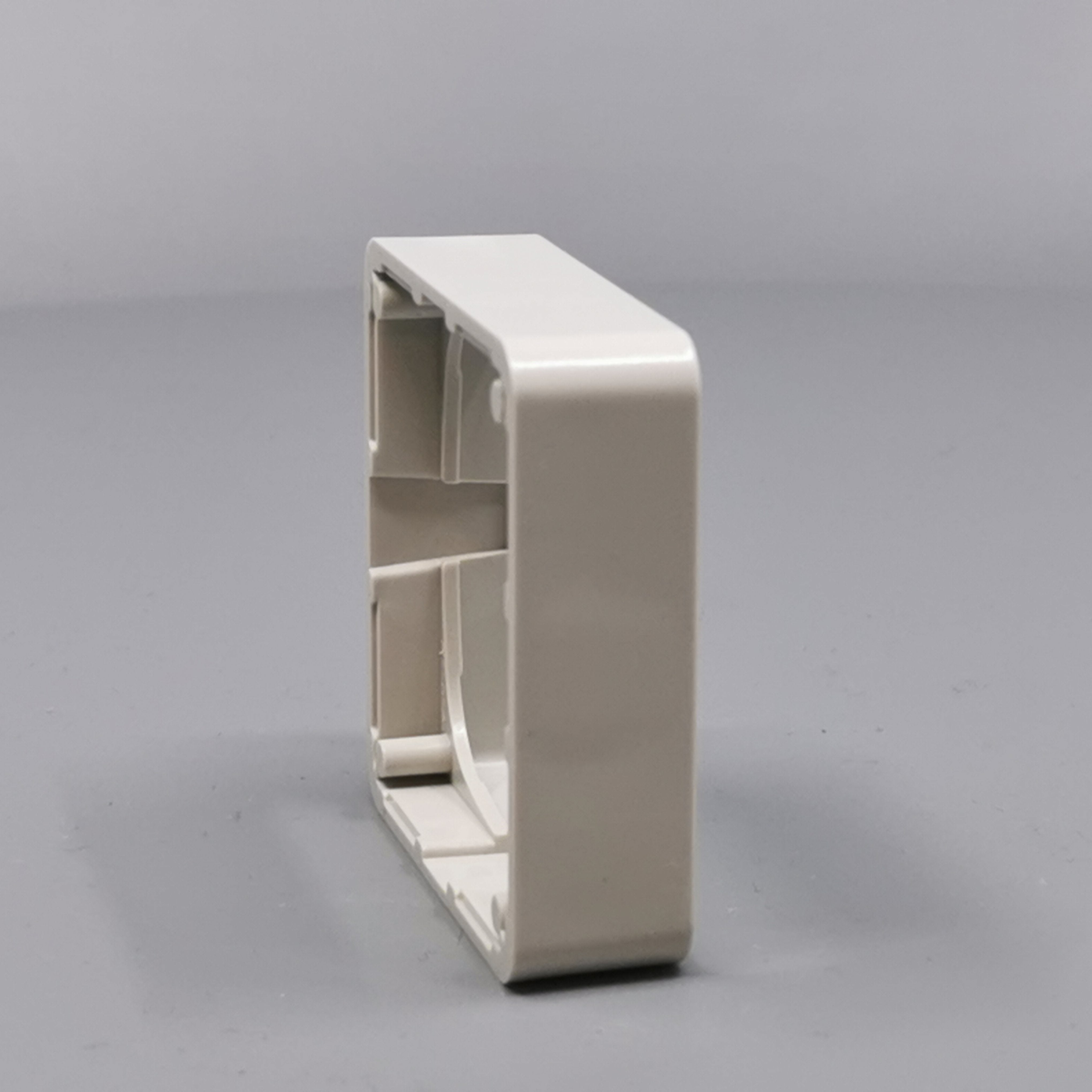 LK Fuga ramme Baseline 50 1m 14mm høj - lysegrå