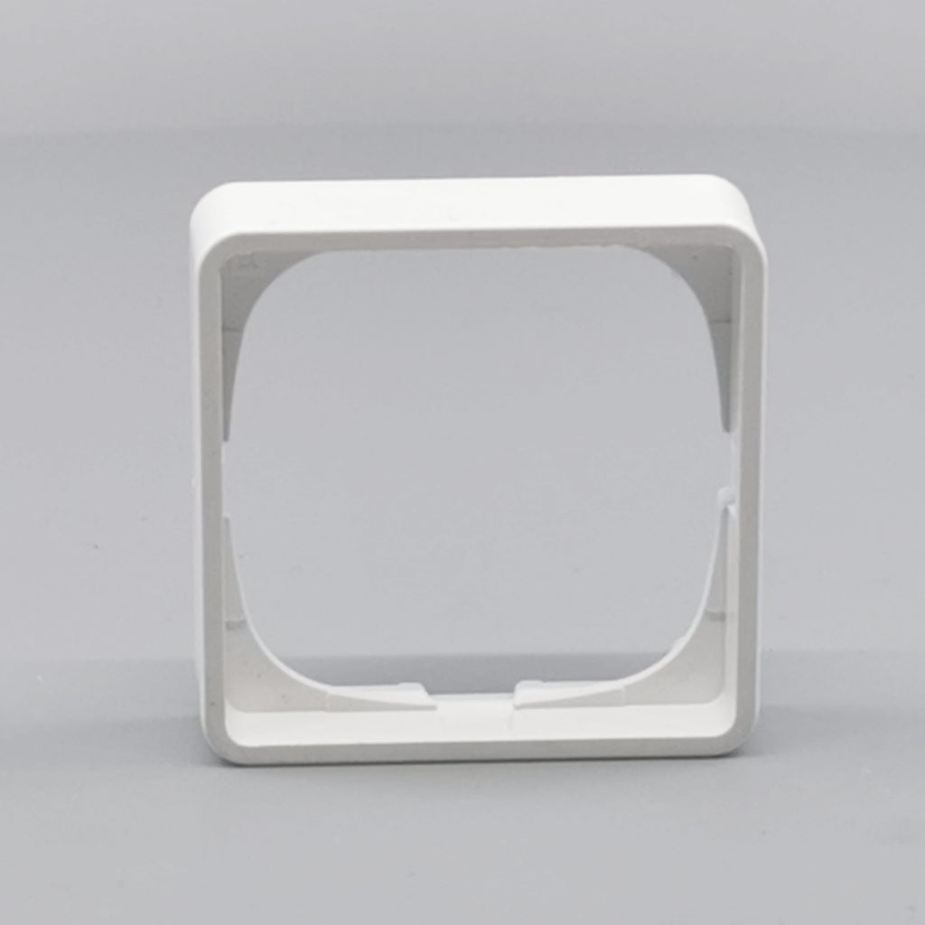 LK Fuga ramme Baseline 50 1m 14mm høj - hvid