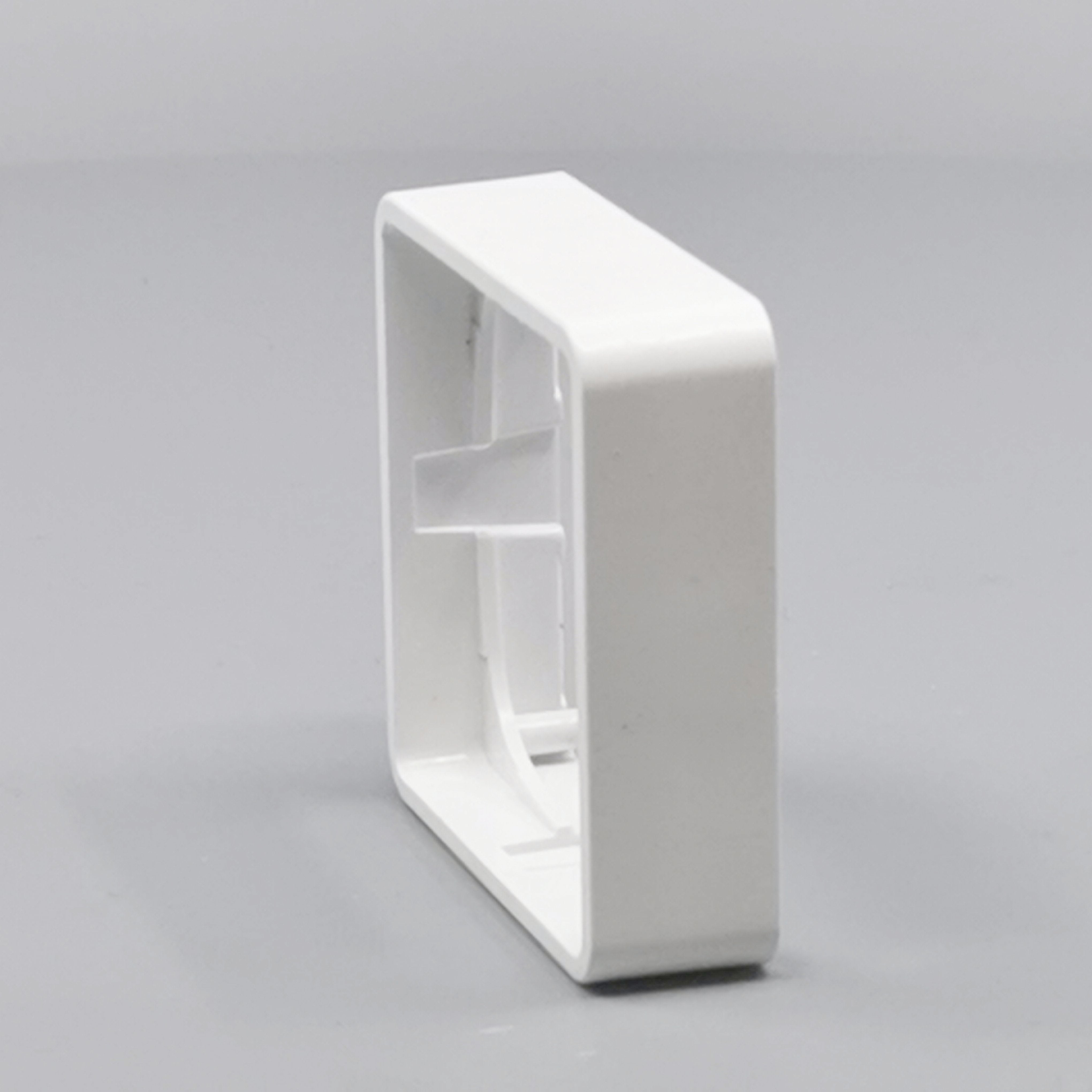 LK Fuga ramme Baseline 50 1m 14mm høj - hvid