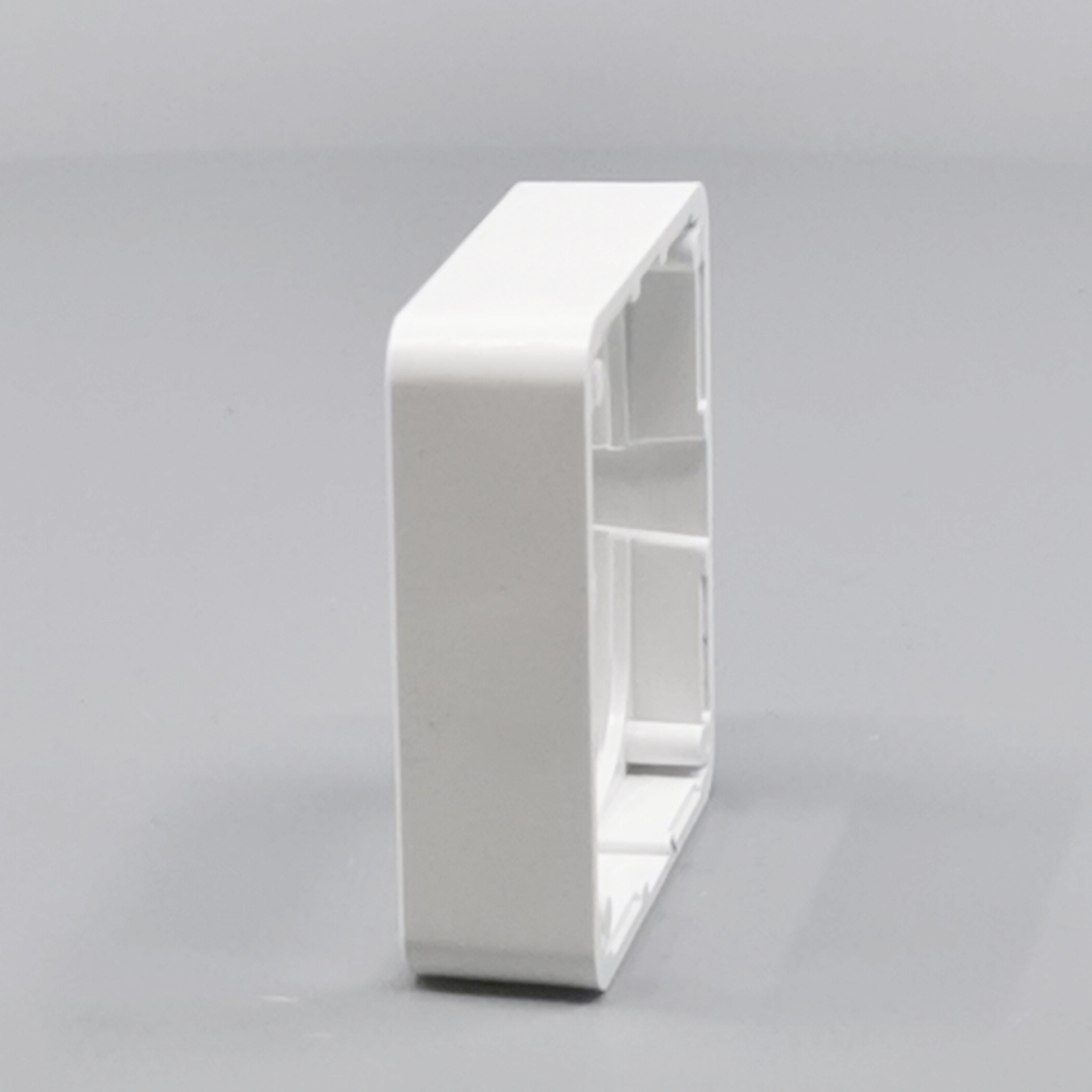 LK Fuga ramme Baseline 50 1m 14mm høj - hvid