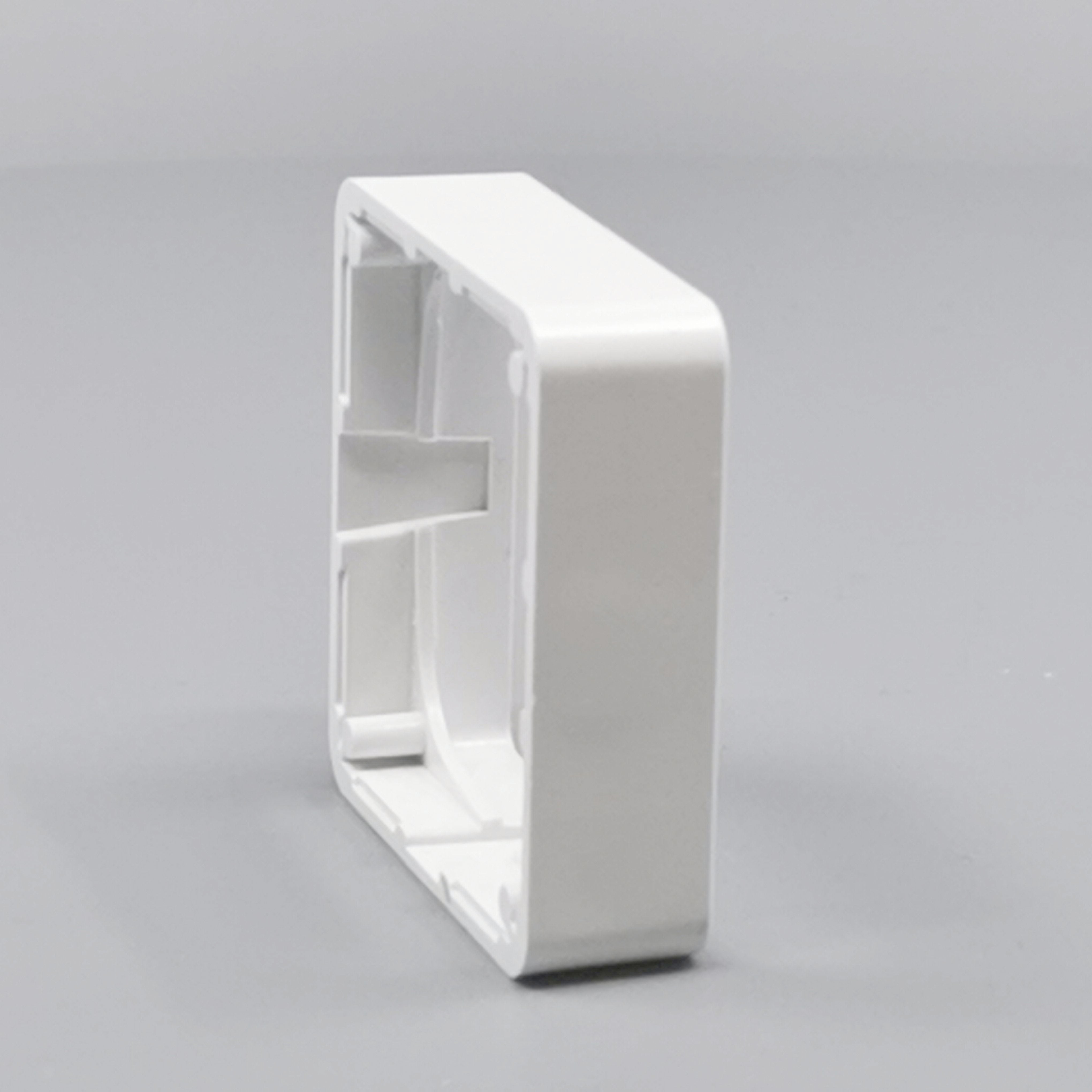 LK Fuga ramme Baseline 50 1m 14mm høj - hvid