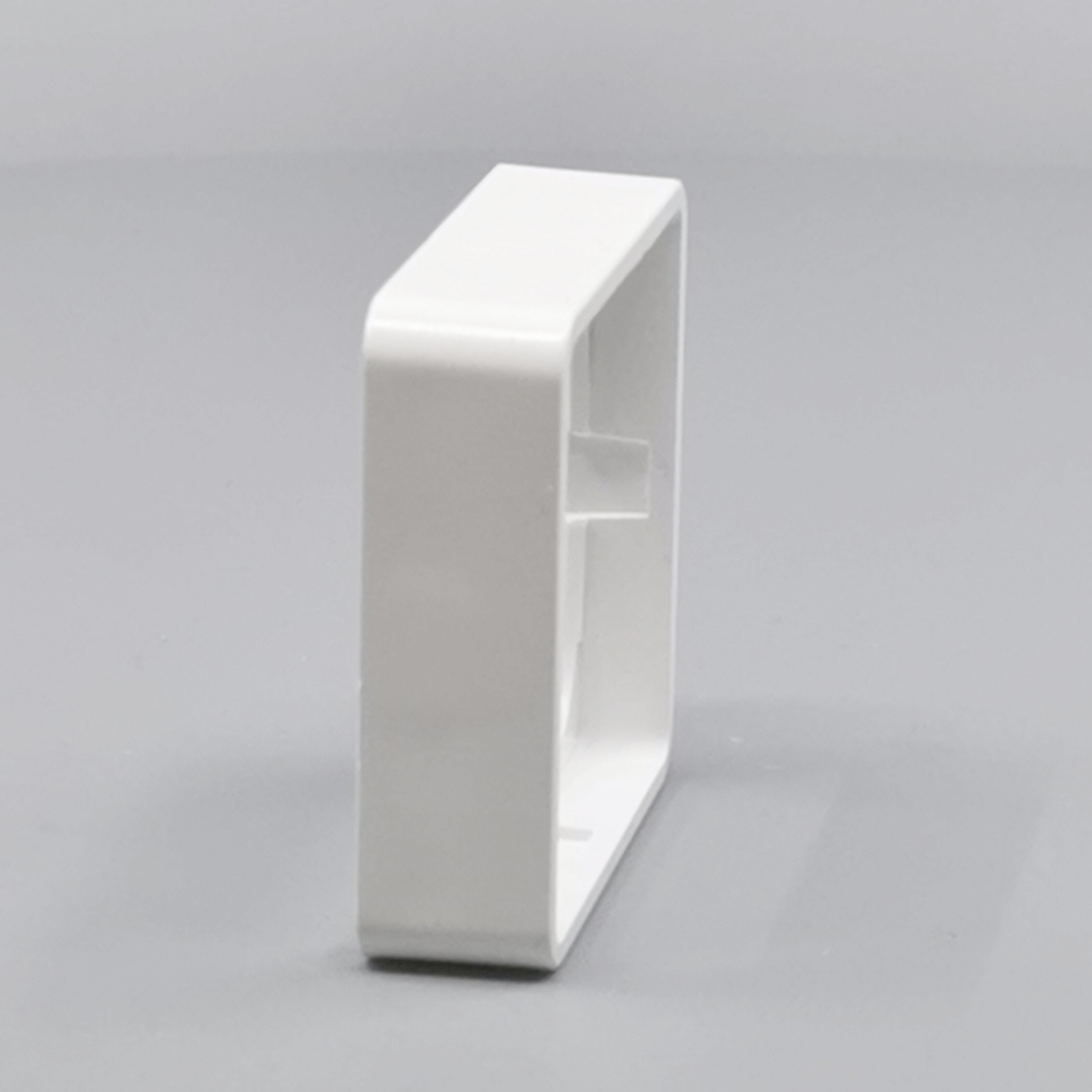 LK Fuga ramme Baseline 50 1m 14mm høj - hvid