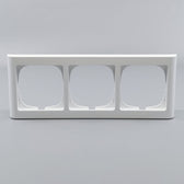 LK Fuga ramme Softline 63 3m vandret - hvid