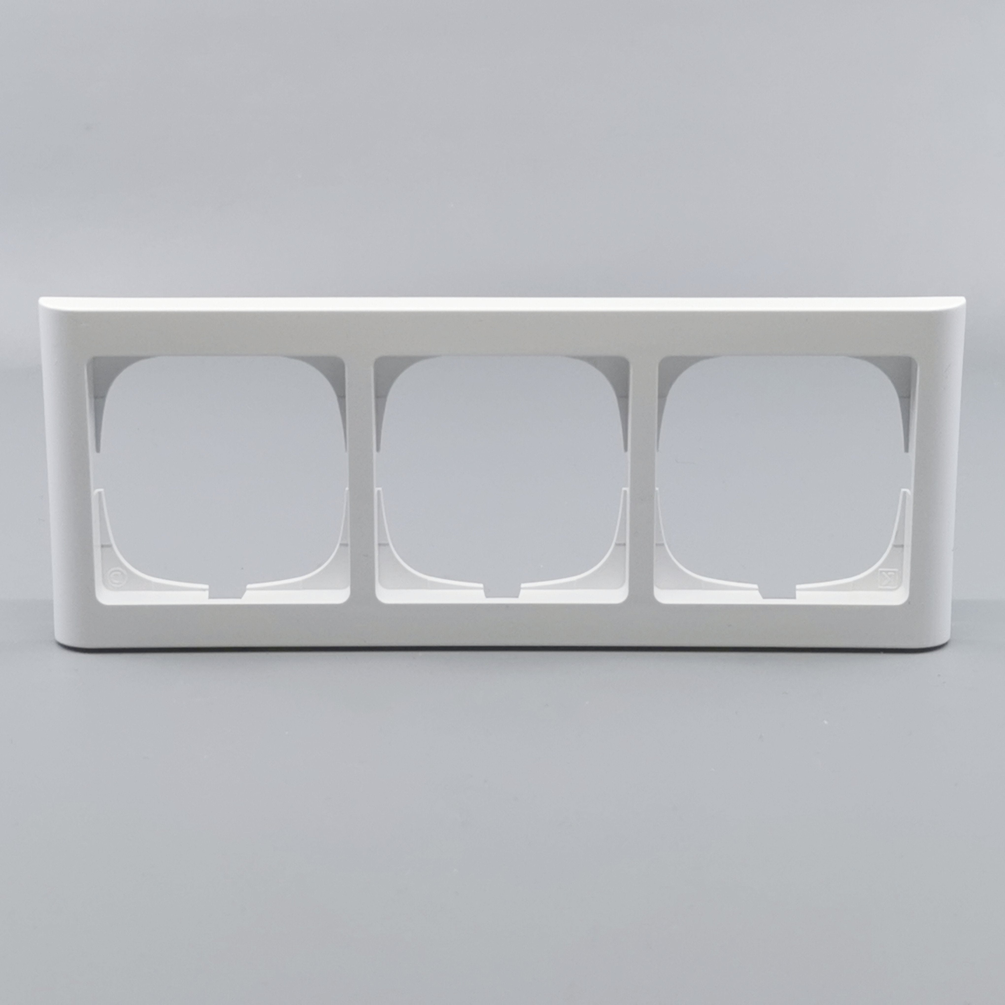 LK Fuga ramme Softline 63 3m vandret - hvid