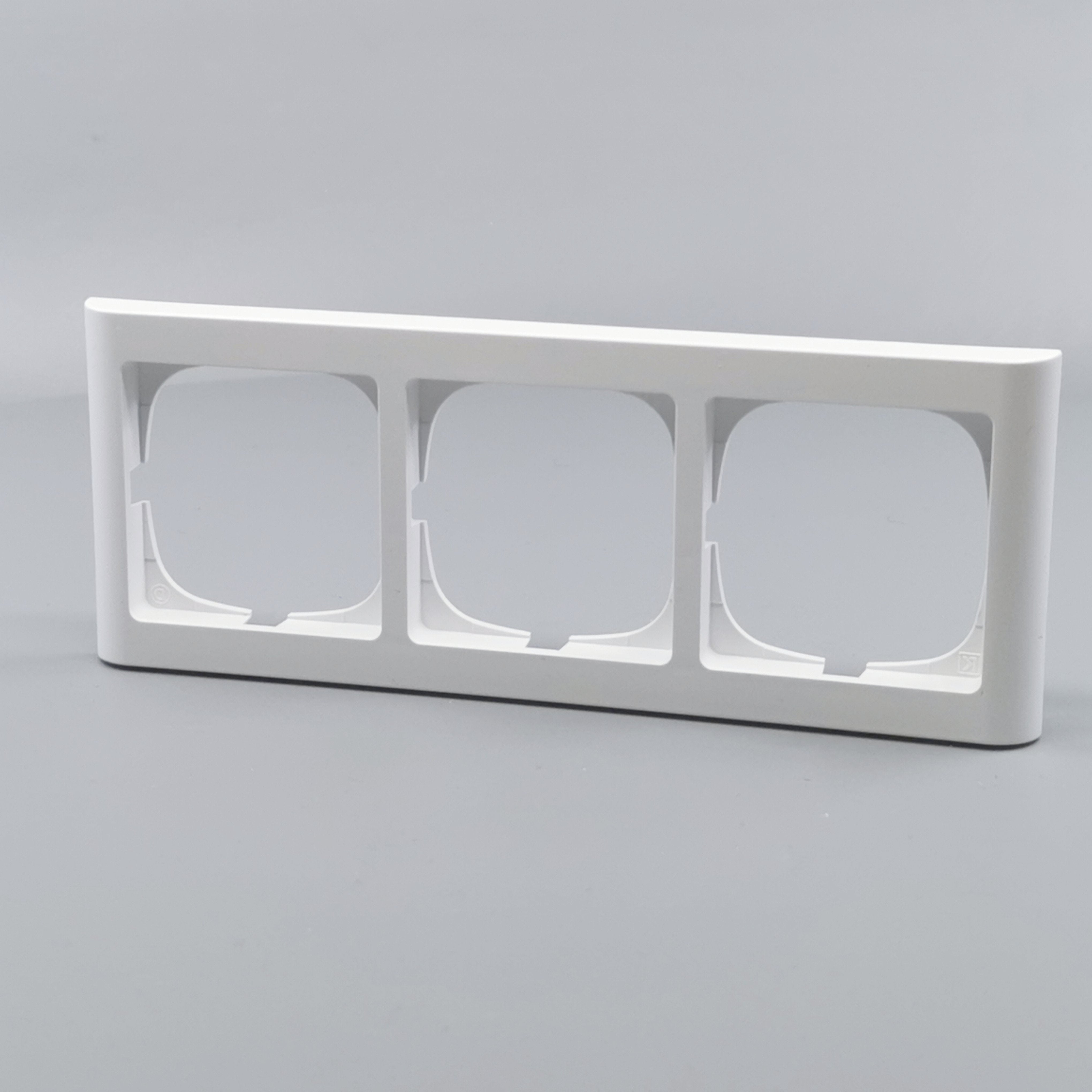 LK Fuga ramme Softline 63 3m vandret - hvid