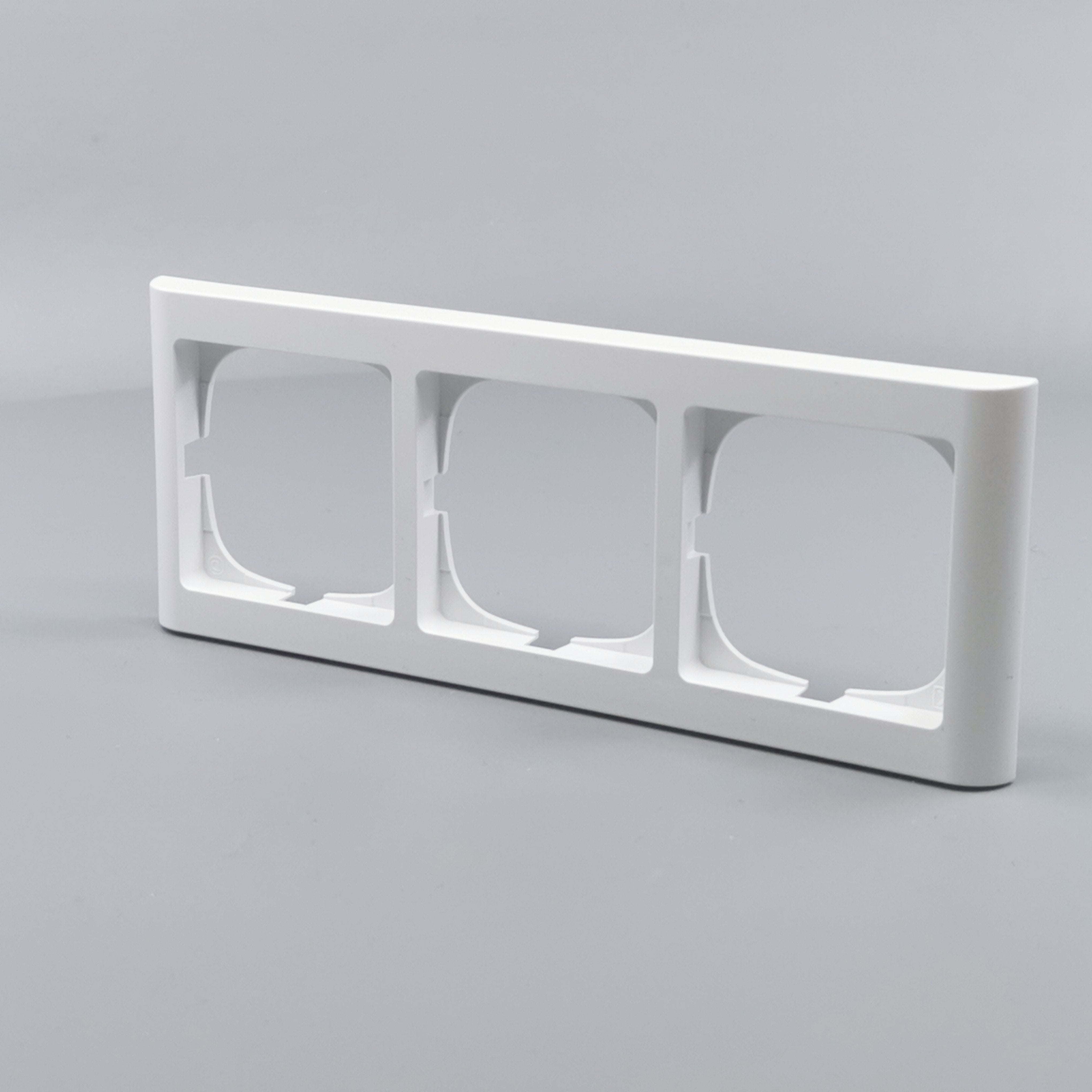 LK Fuga ramme Softline 63 3m vandret - hvid