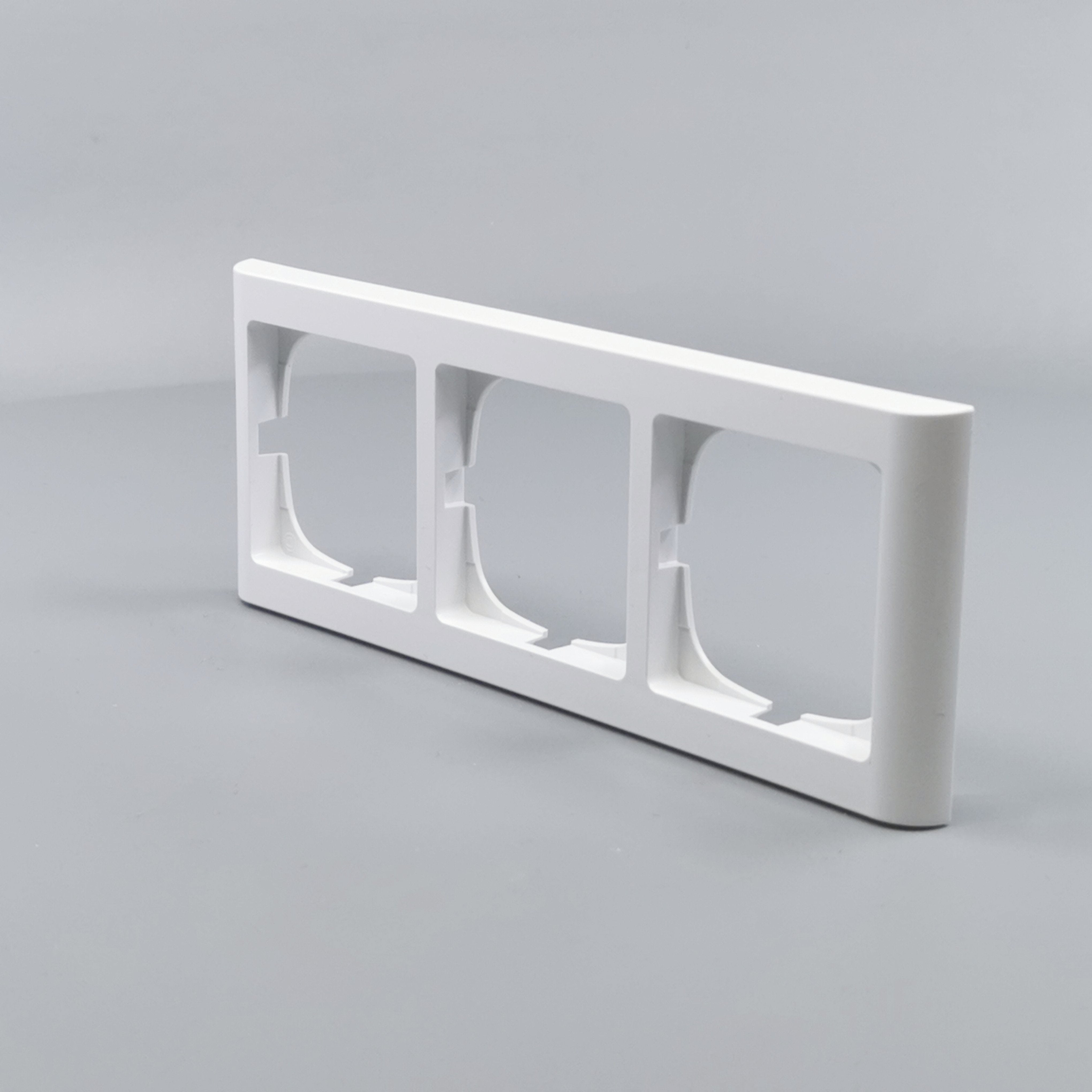 LK Fuga ramme Softline 63 3m vandret - hvid