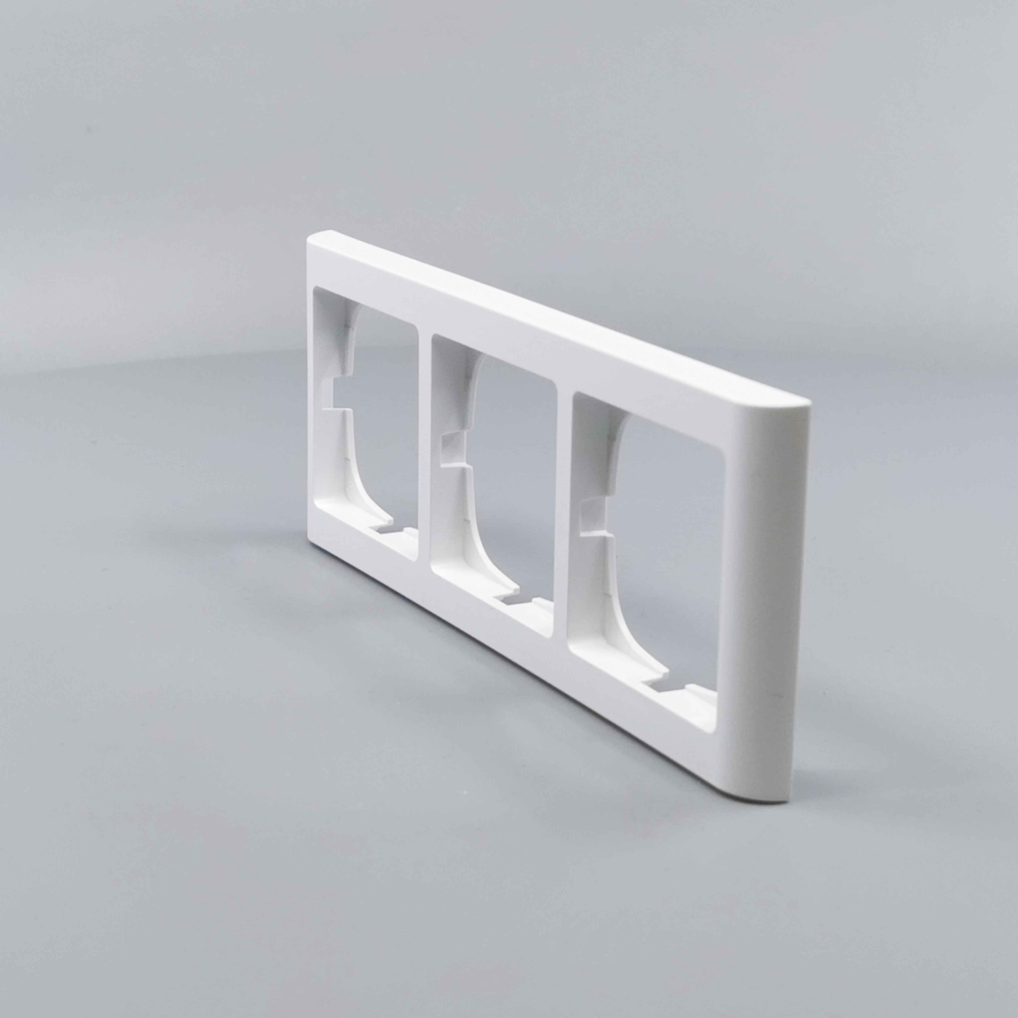 LK Fuga ramme Softline 63 3m vandret - hvid