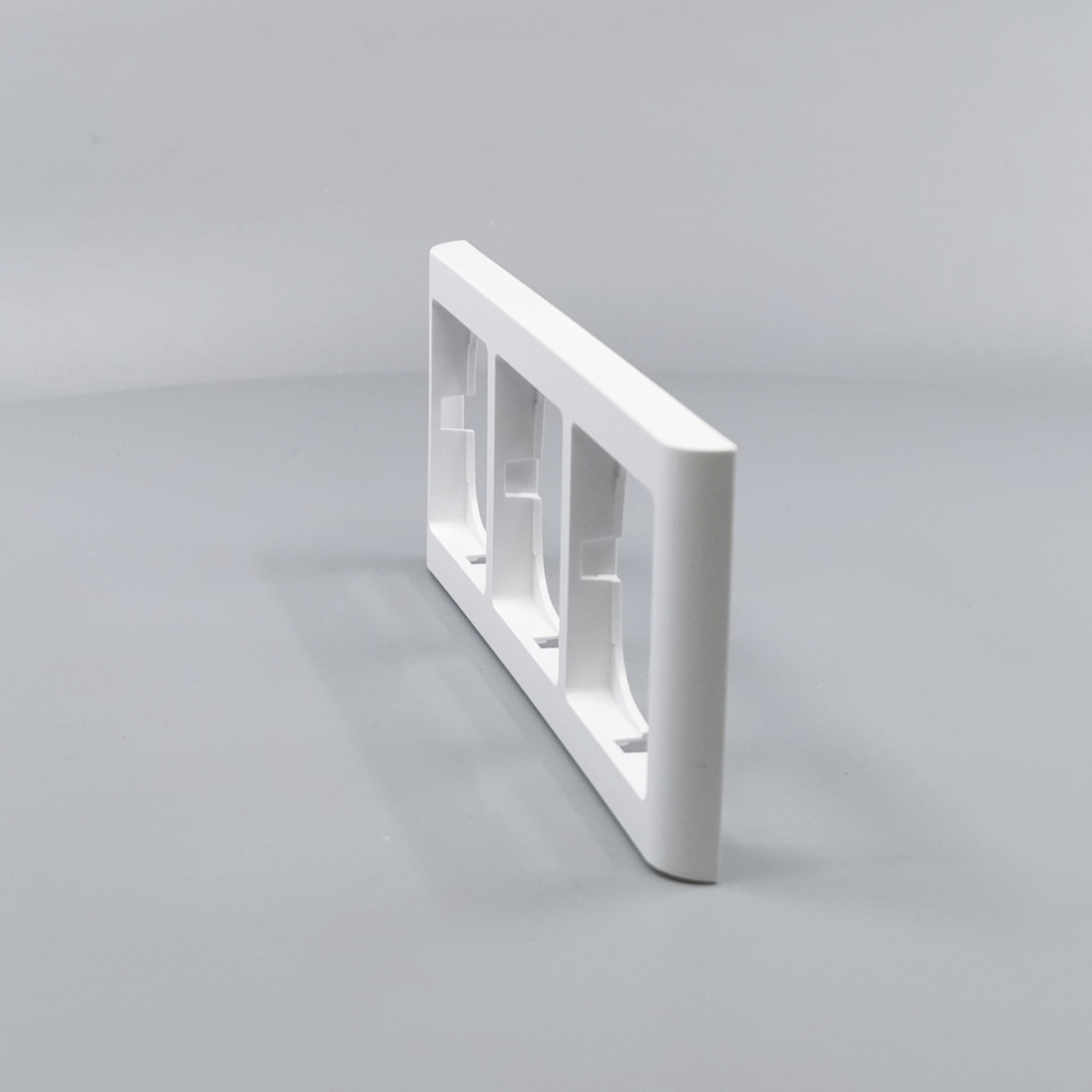 LK Fuga ramme Softline 63 3m vandret - hvid