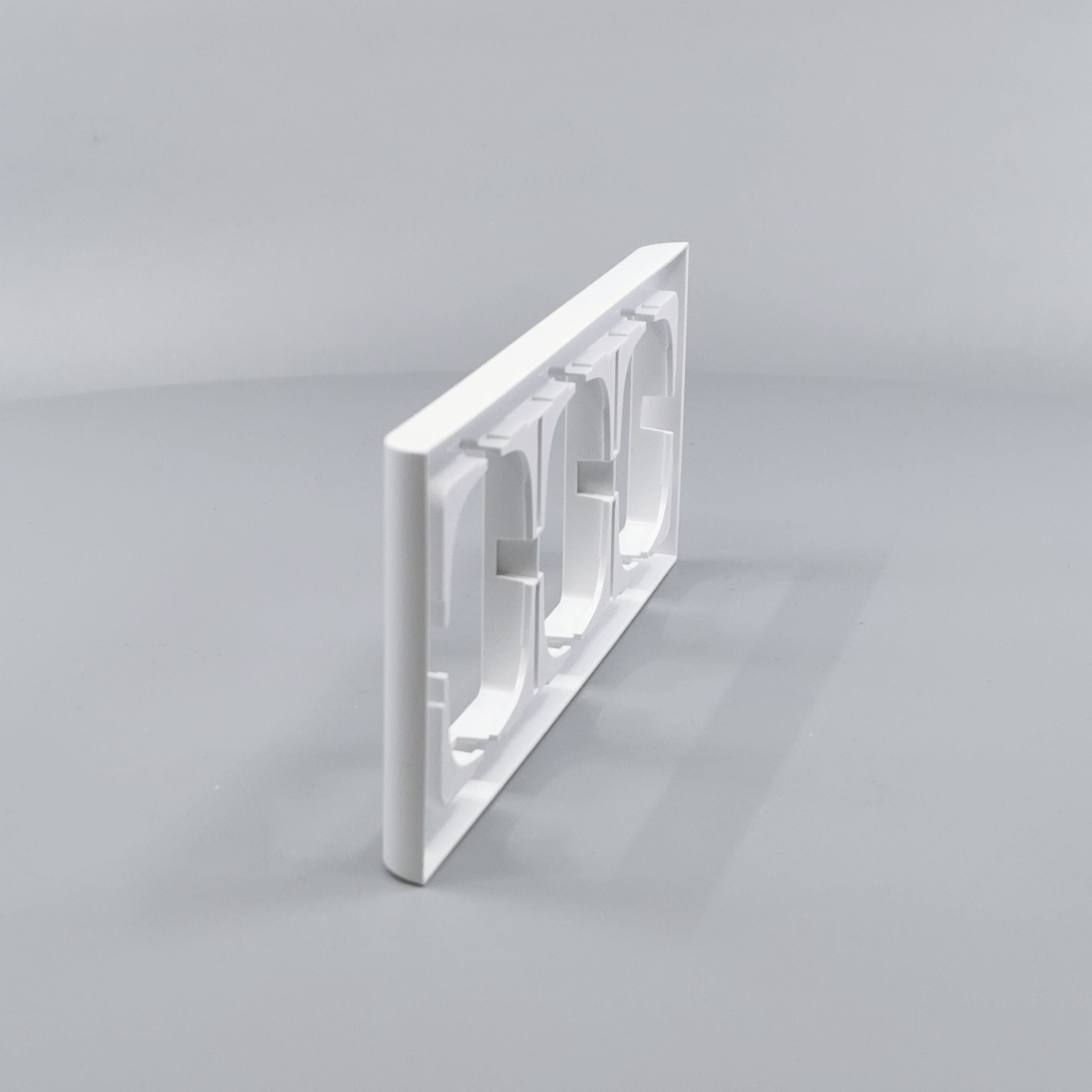 LK Fuga ramme Softline 63 3m vandret - hvid