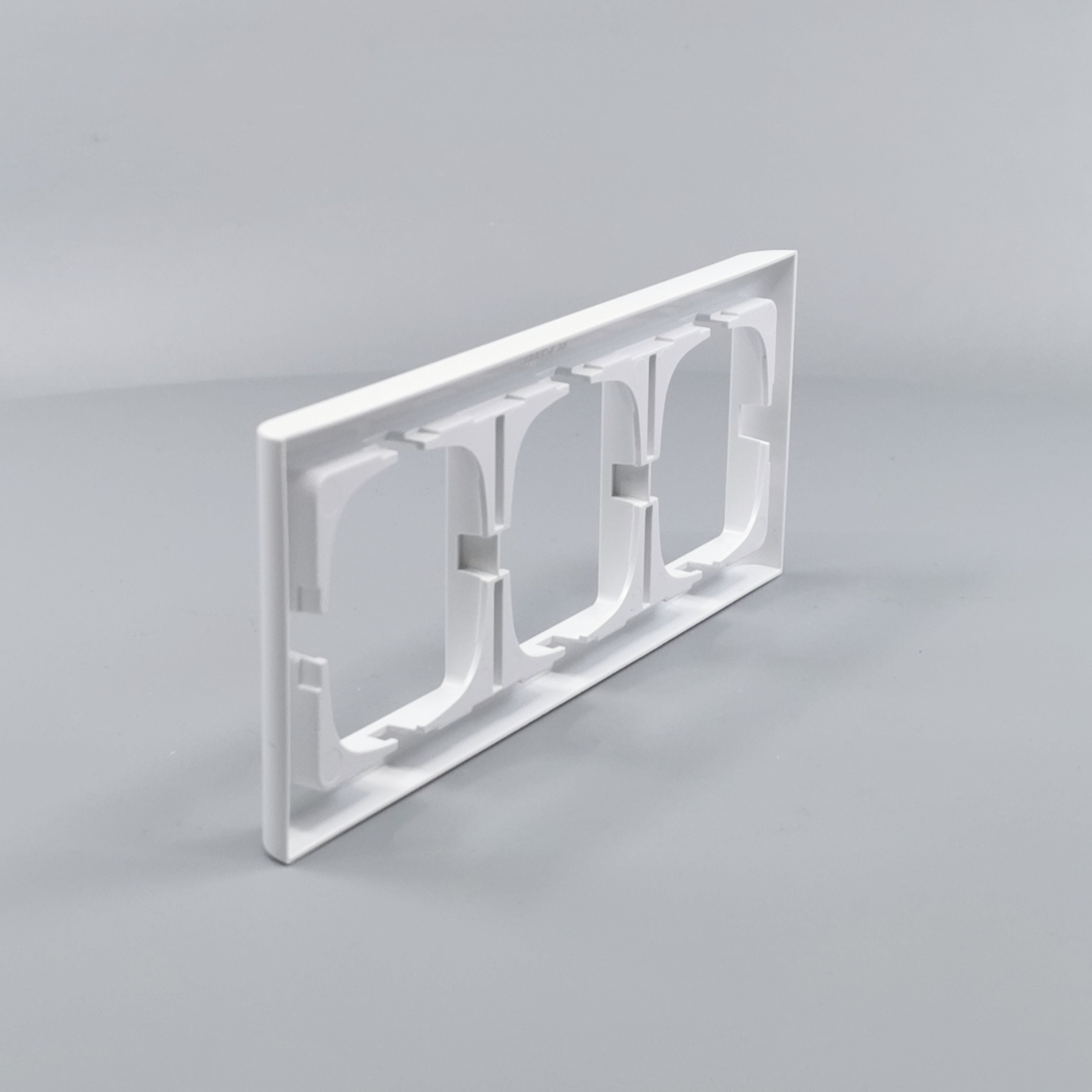 LK Fuga ramme Softline 63 3m vandret - hvid