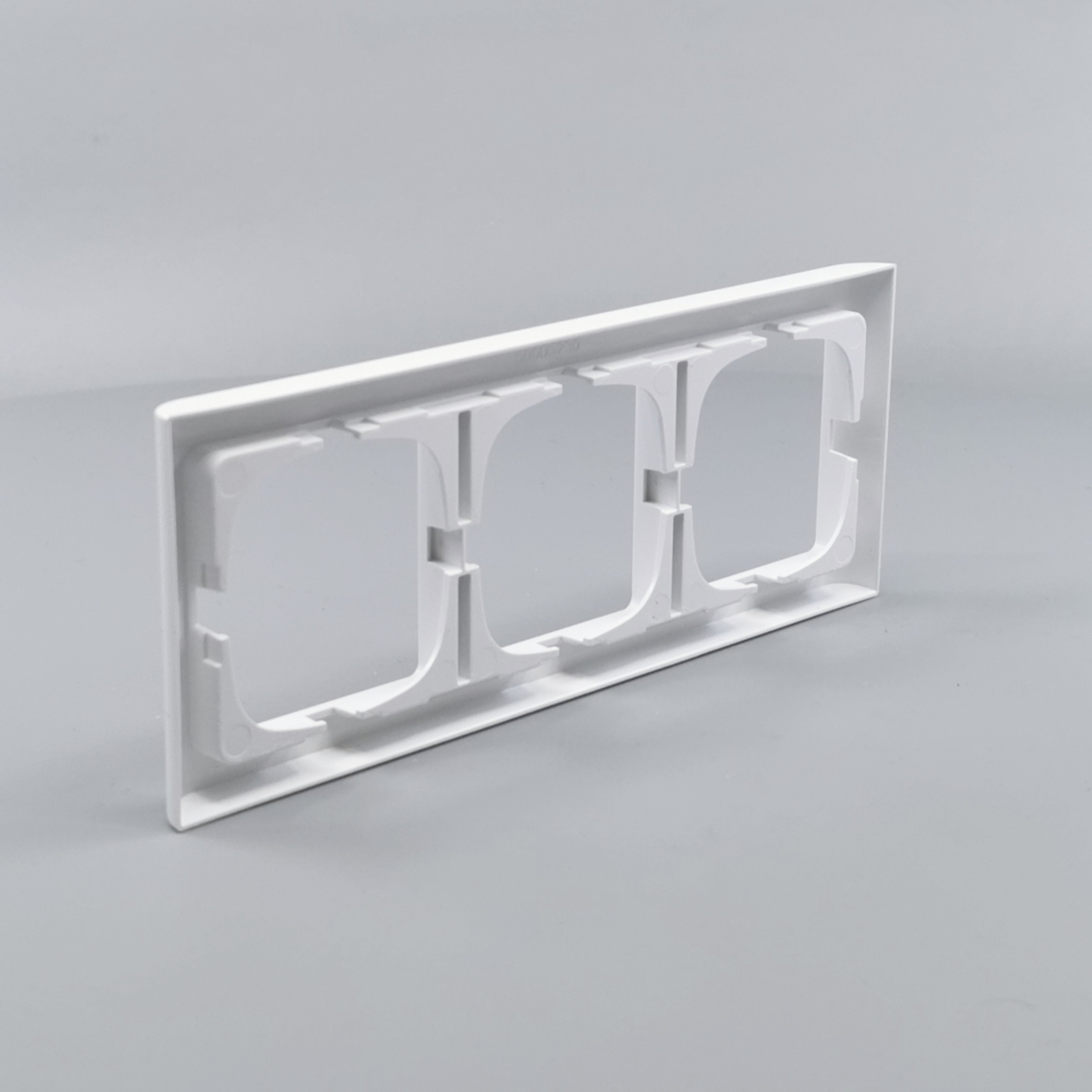 LK Fuga ramme Softline 63 3m vandret - hvid