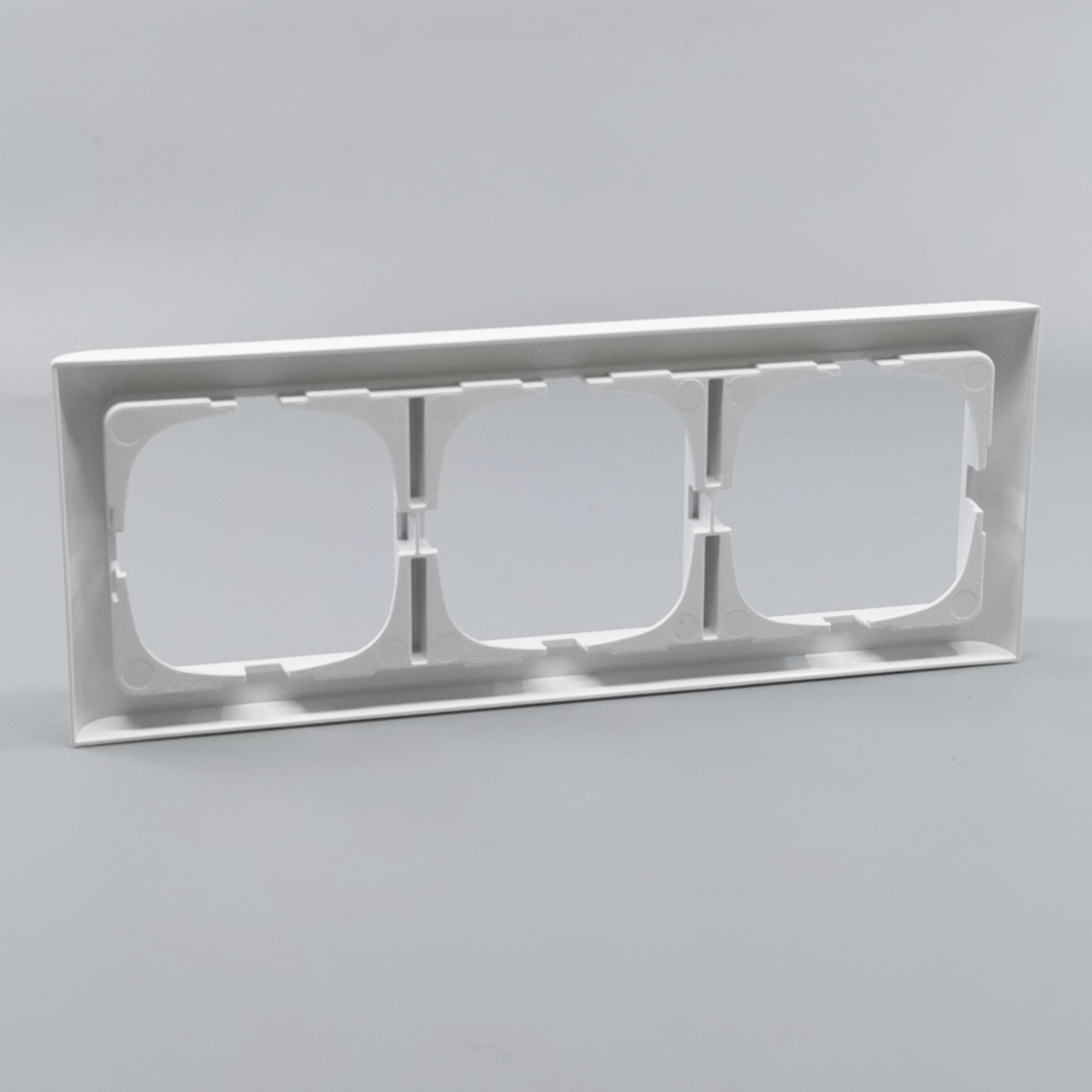 LK Fuga ramme Softline 63 3m vandret - hvid