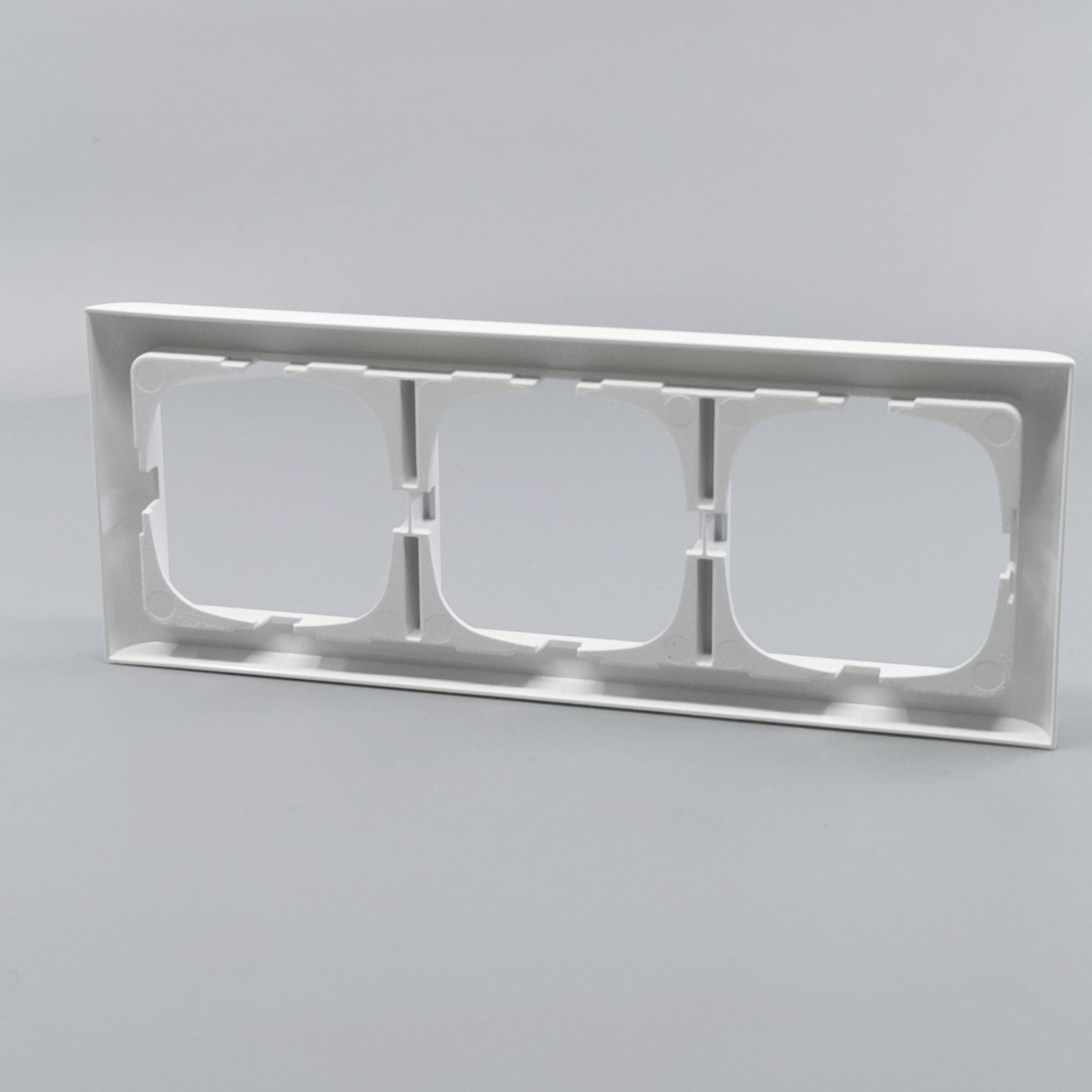 LK Fuga ramme Softline 63 3m vandret - hvid