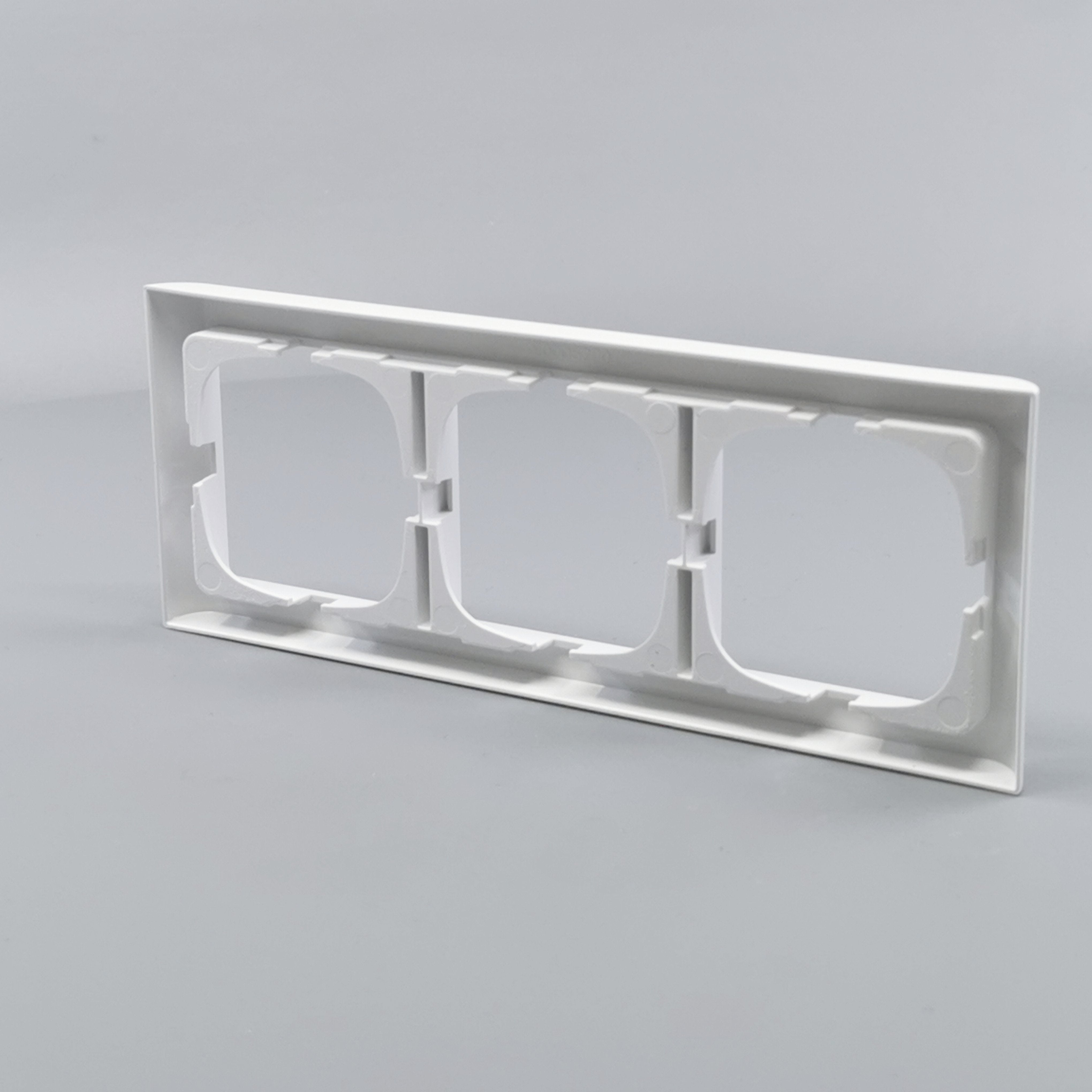 LK Fuga ramme Softline 63 3m vandret - hvid