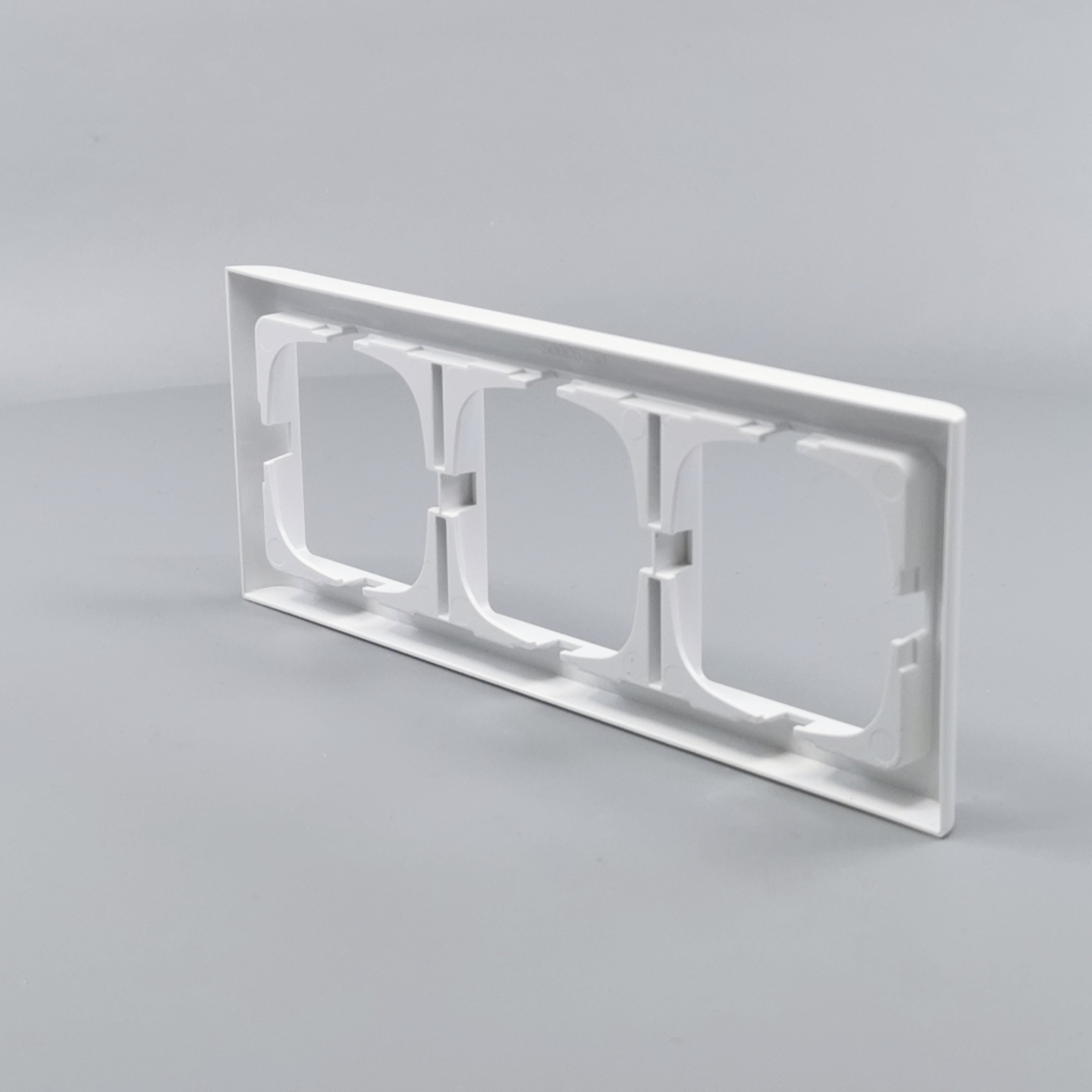 LK Fuga ramme Softline 63 3m vandret - hvid