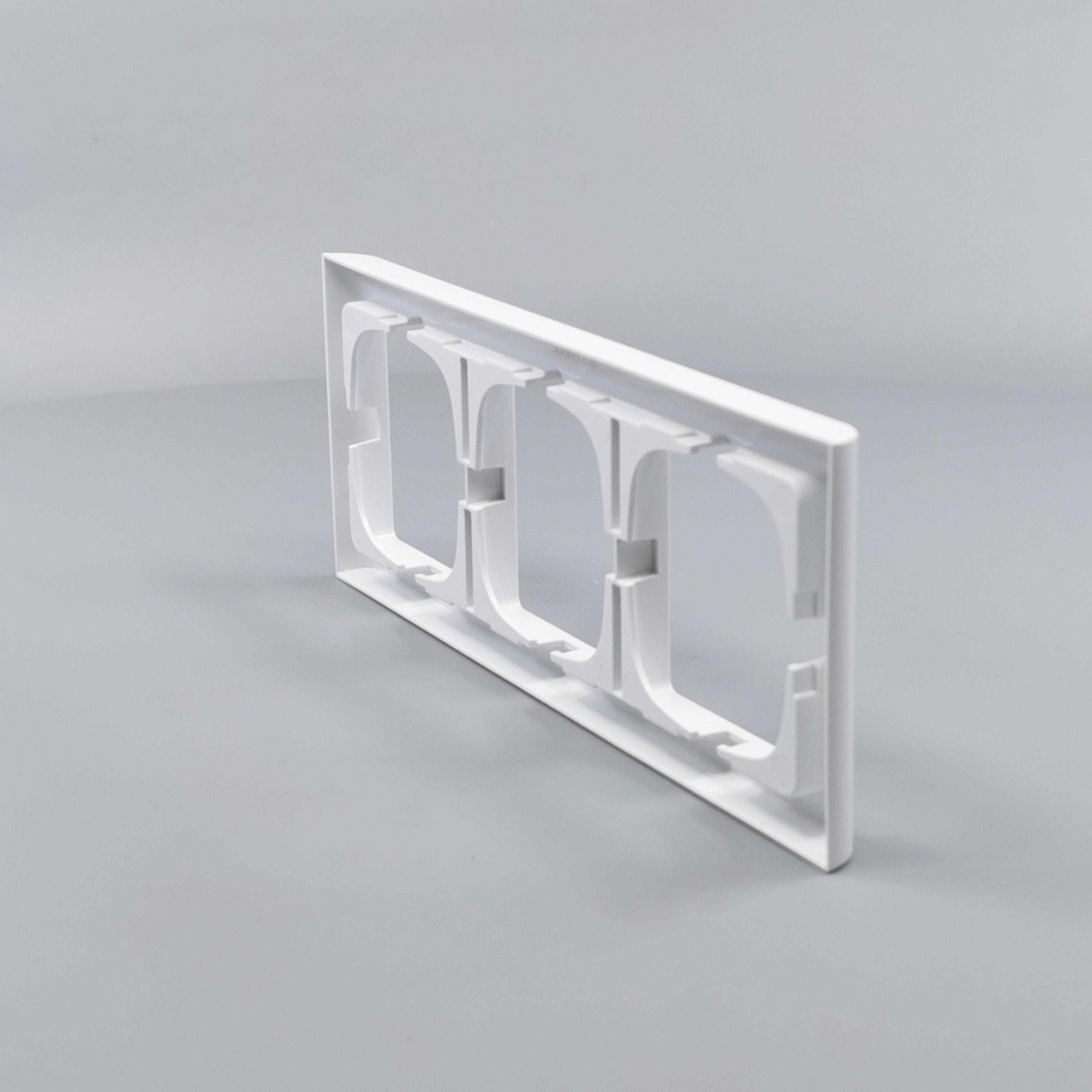 LK Fuga ramme Softline 63 3m vandret - hvid