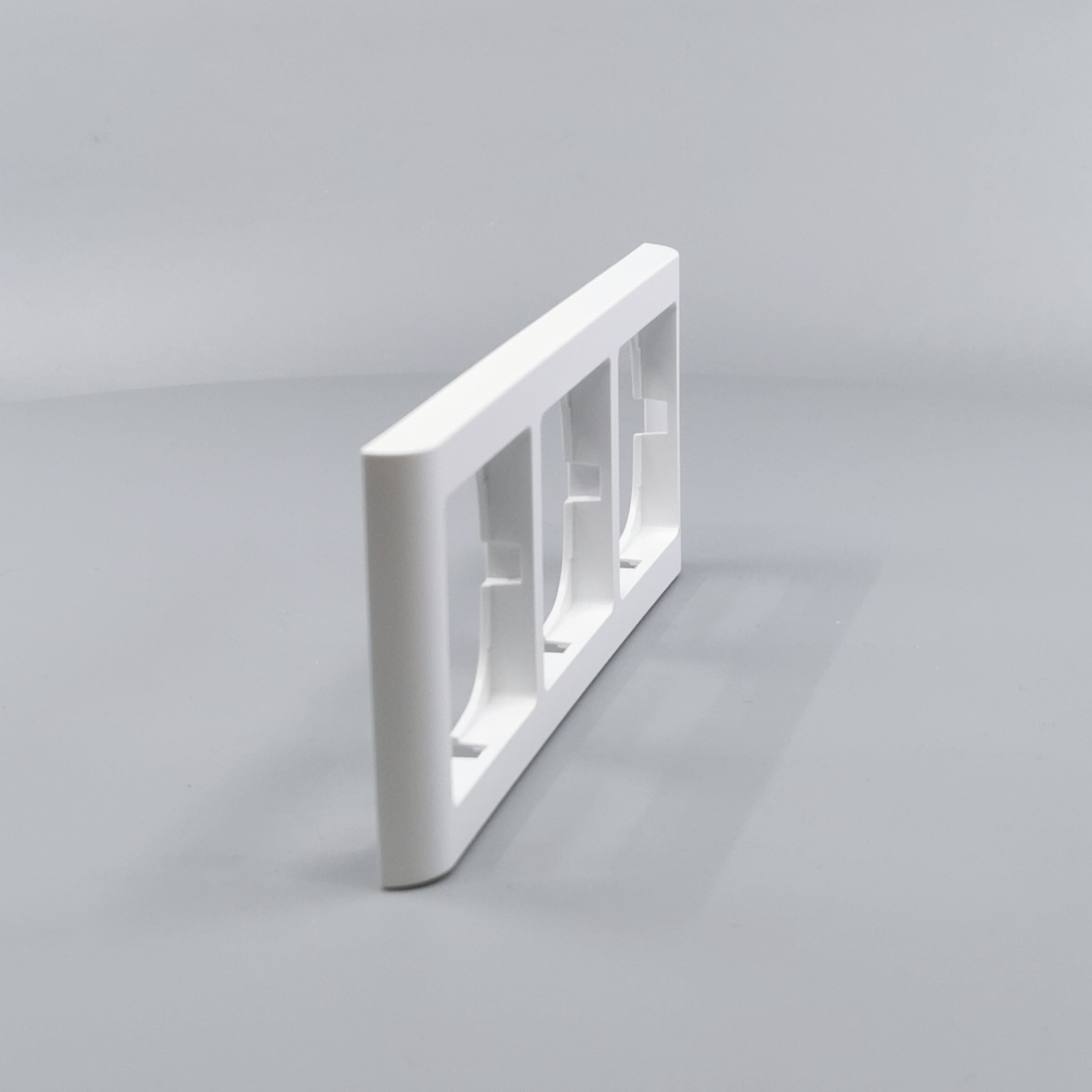 LK Fuga ramme Softline 63 3m vandret - hvid