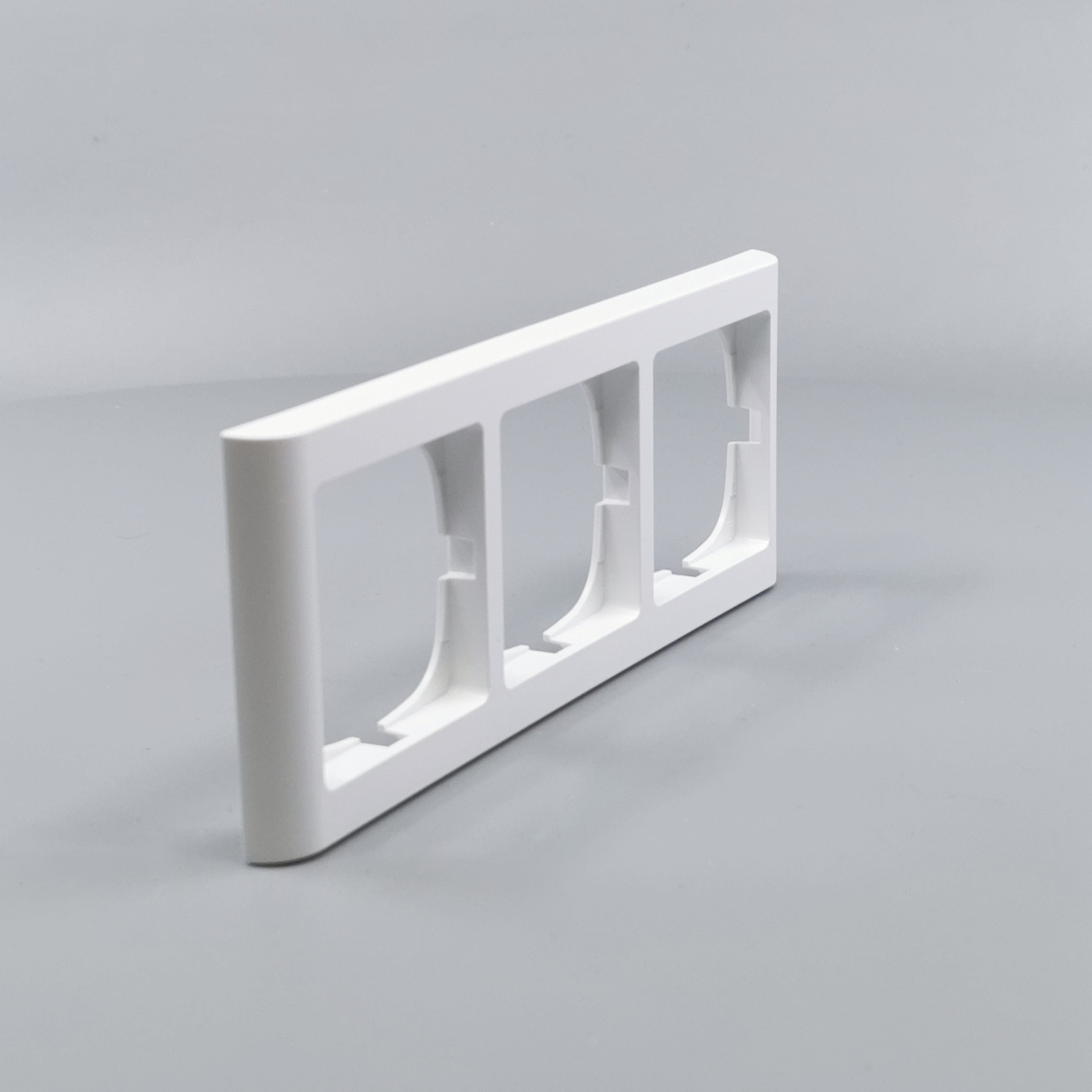 LK Fuga ramme Softline 63 3m vandret - hvid