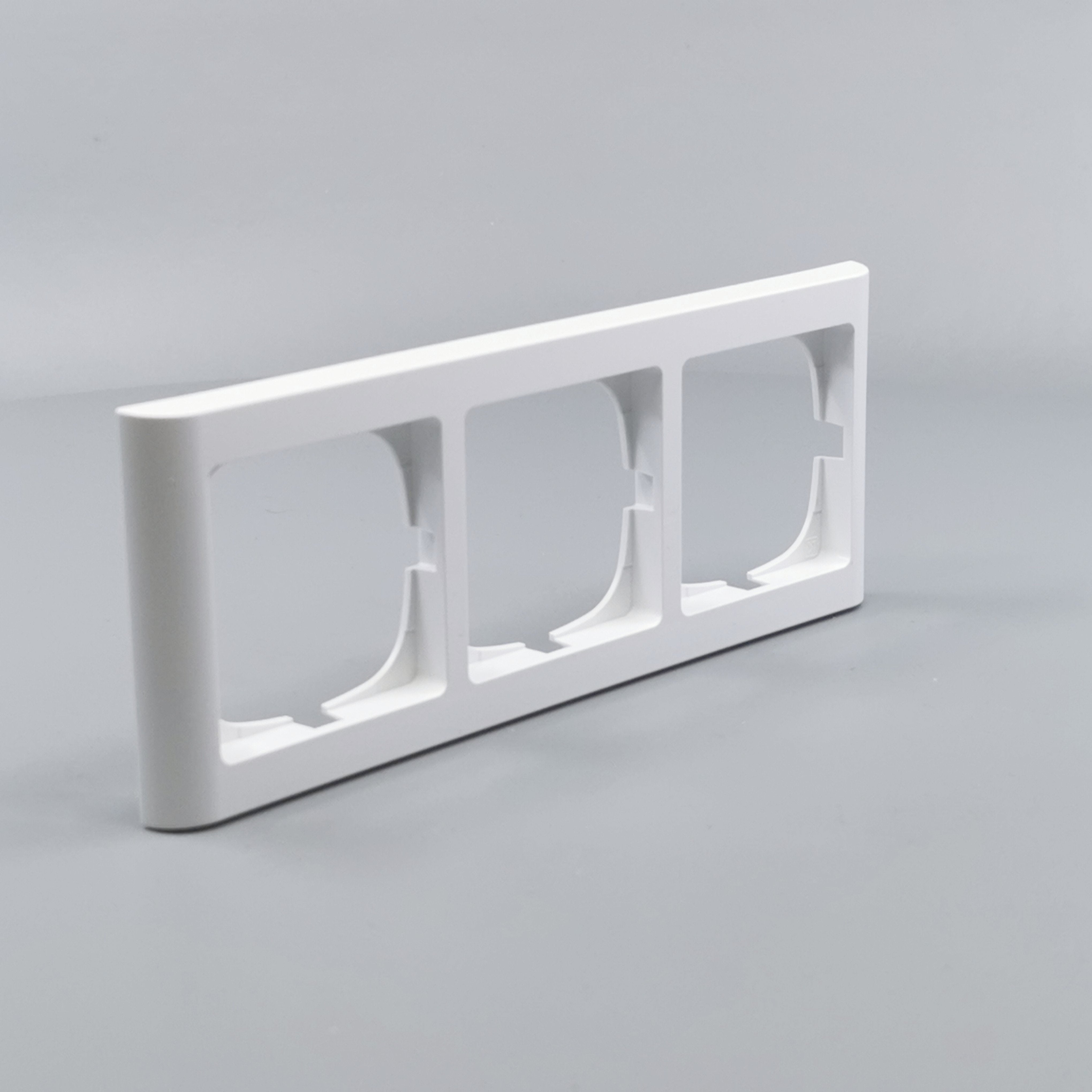 LK Fuga ramme Softline 63 3m vandret - hvid