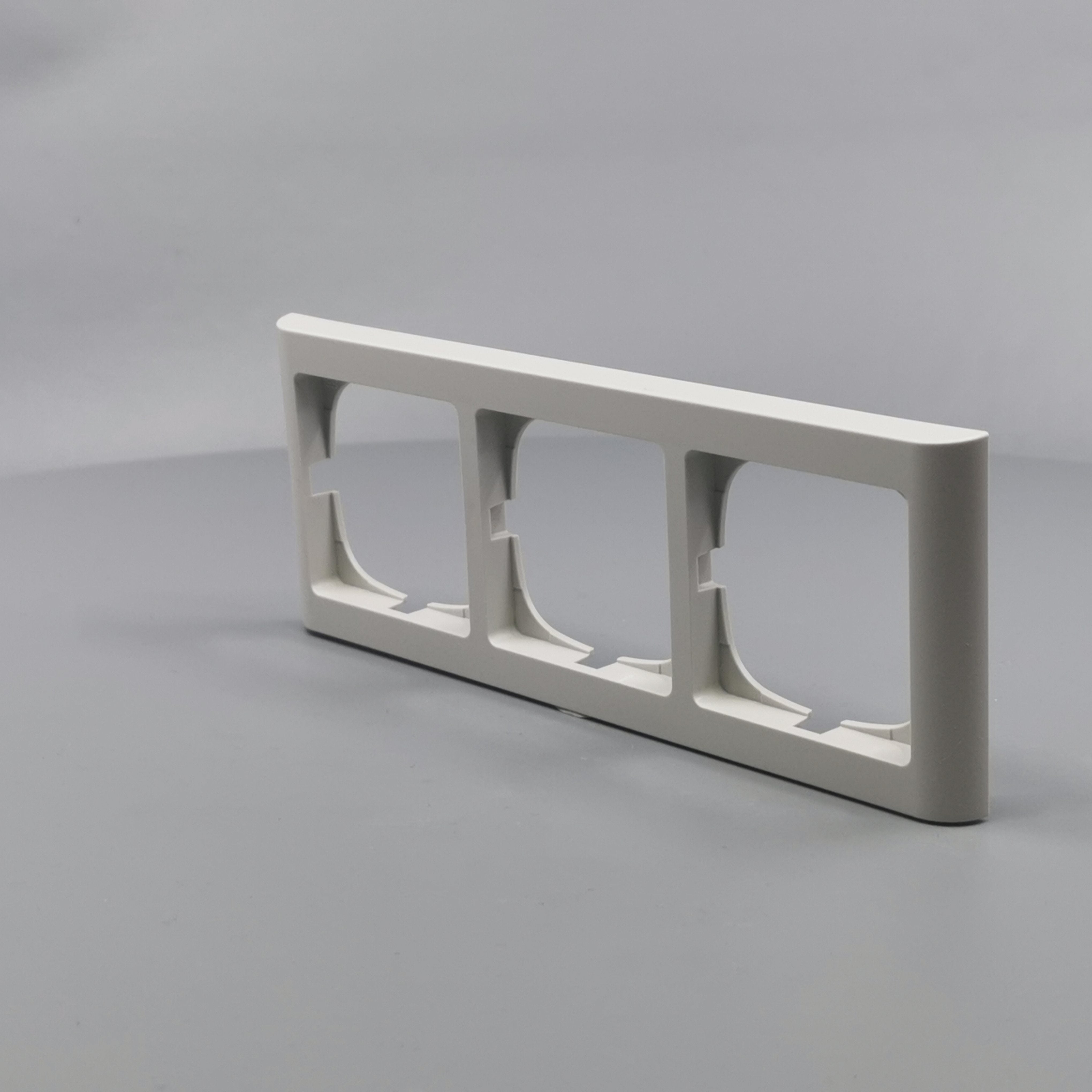 LK Fuga ramme Softline 63 3m vandret - lysegrå