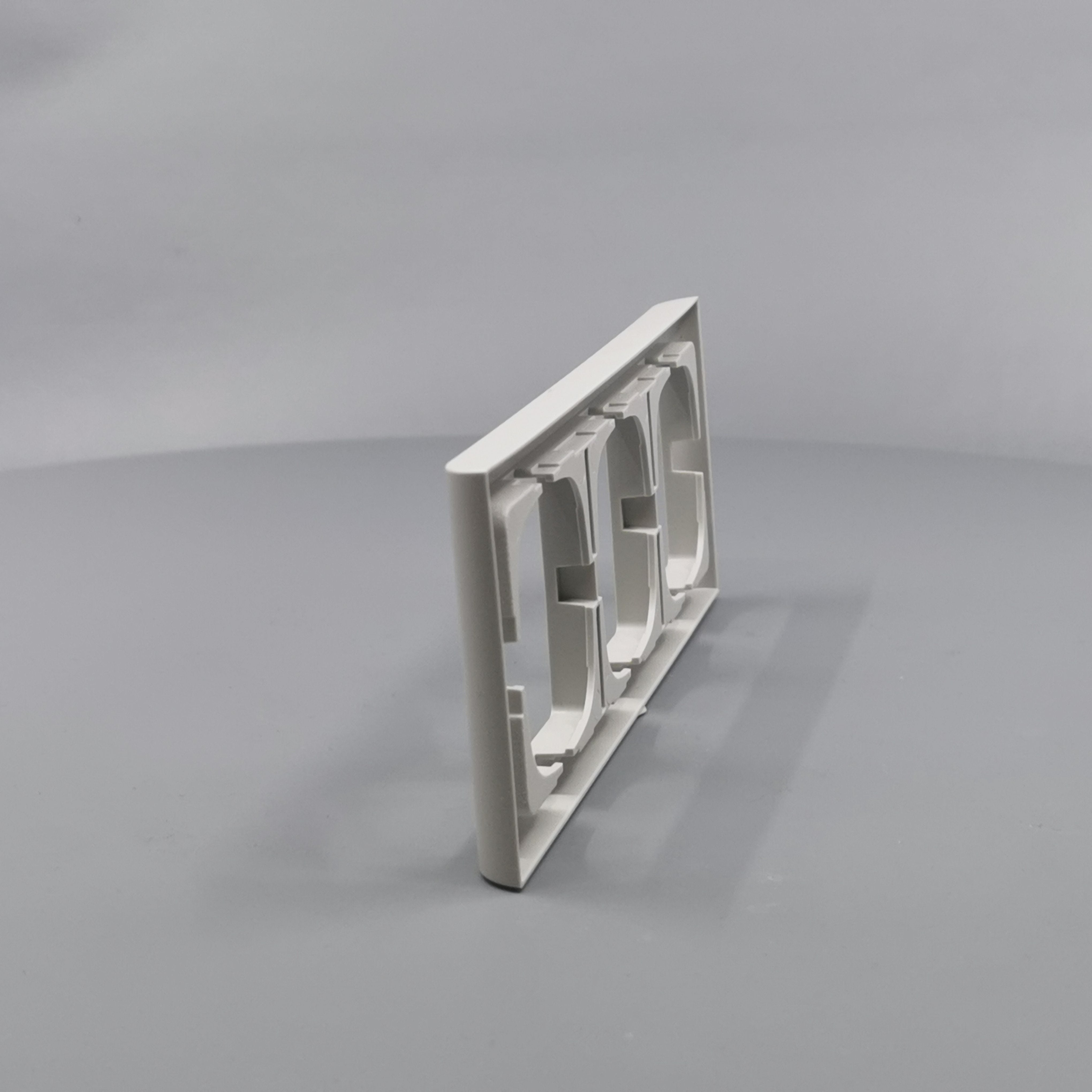 LK Fuga ramme Softline 63 3m vandret - lysegrå