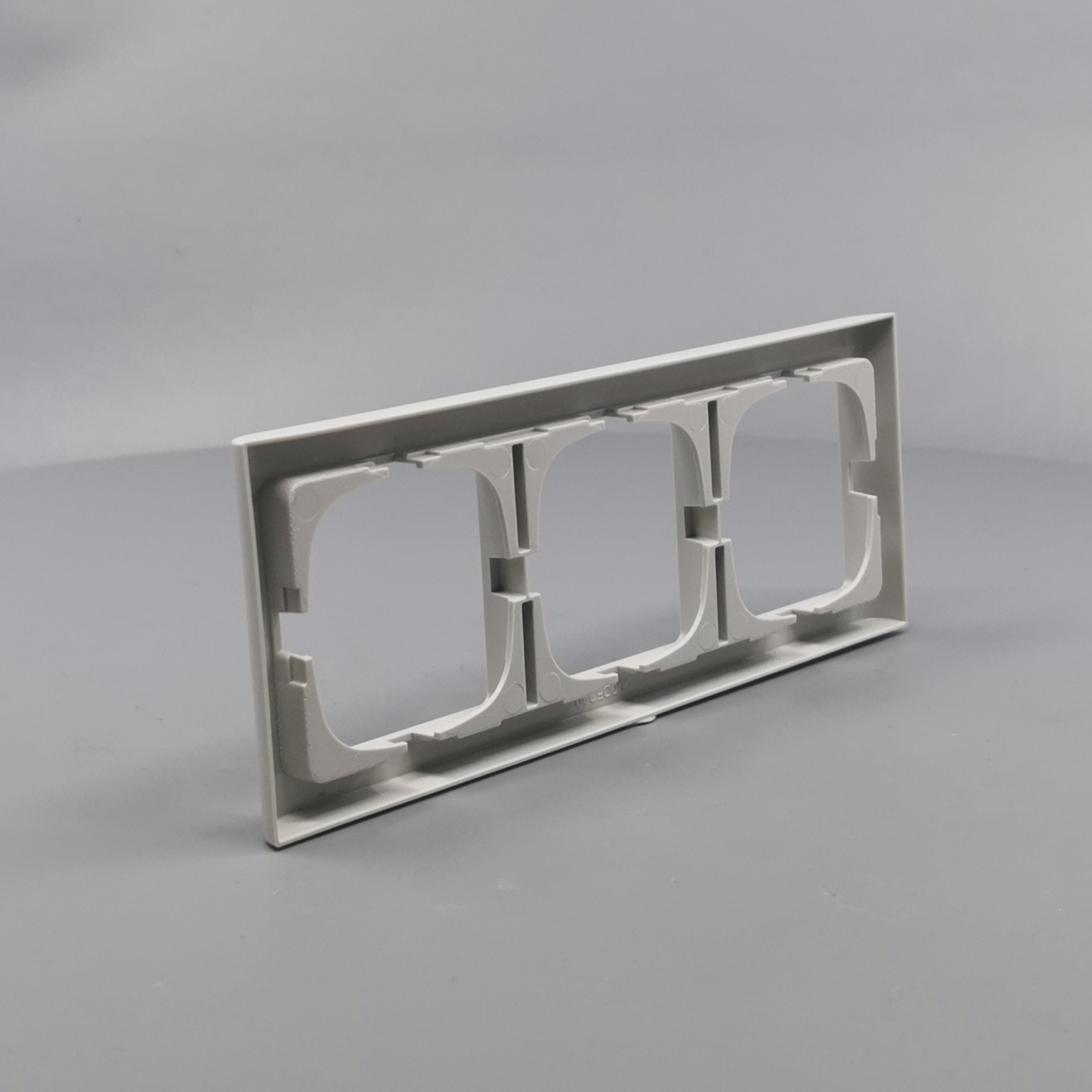 LK Fuga ramme Softline 63 3m vandret - lysegrå