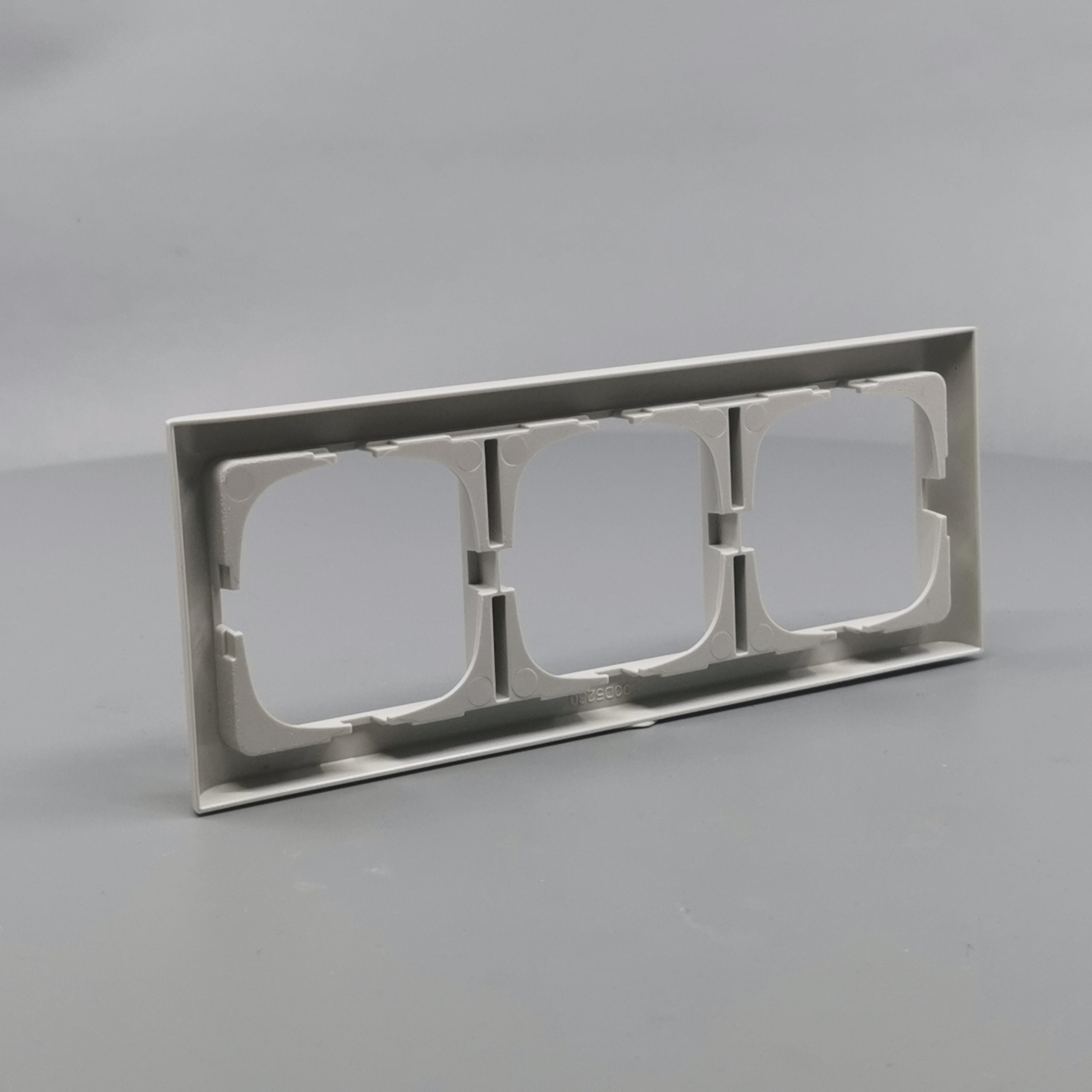 LK Fuga ramme Softline 63 3m vandret - lysegrå