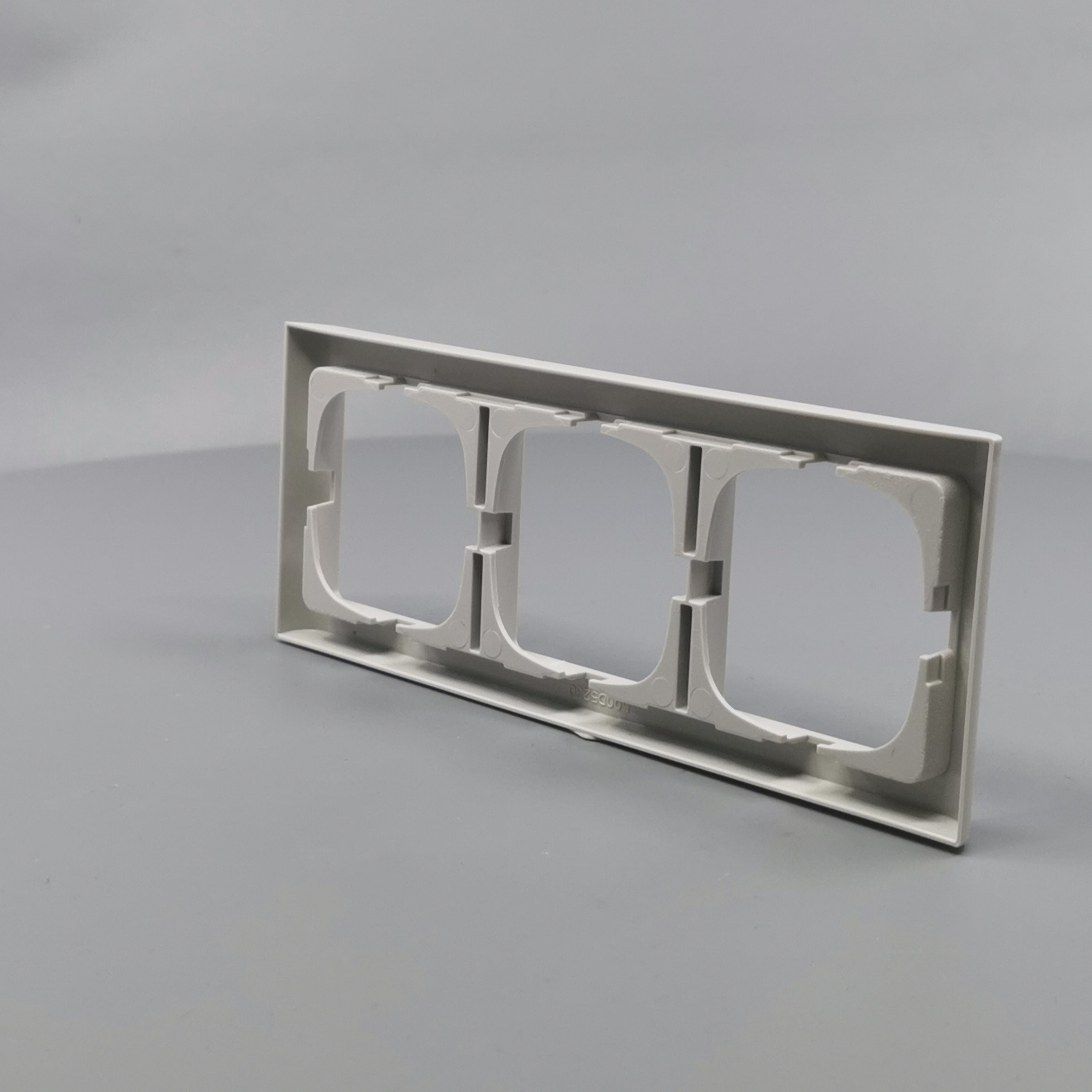 LK Fuga ramme Softline 63 3m vandret - lysegrå