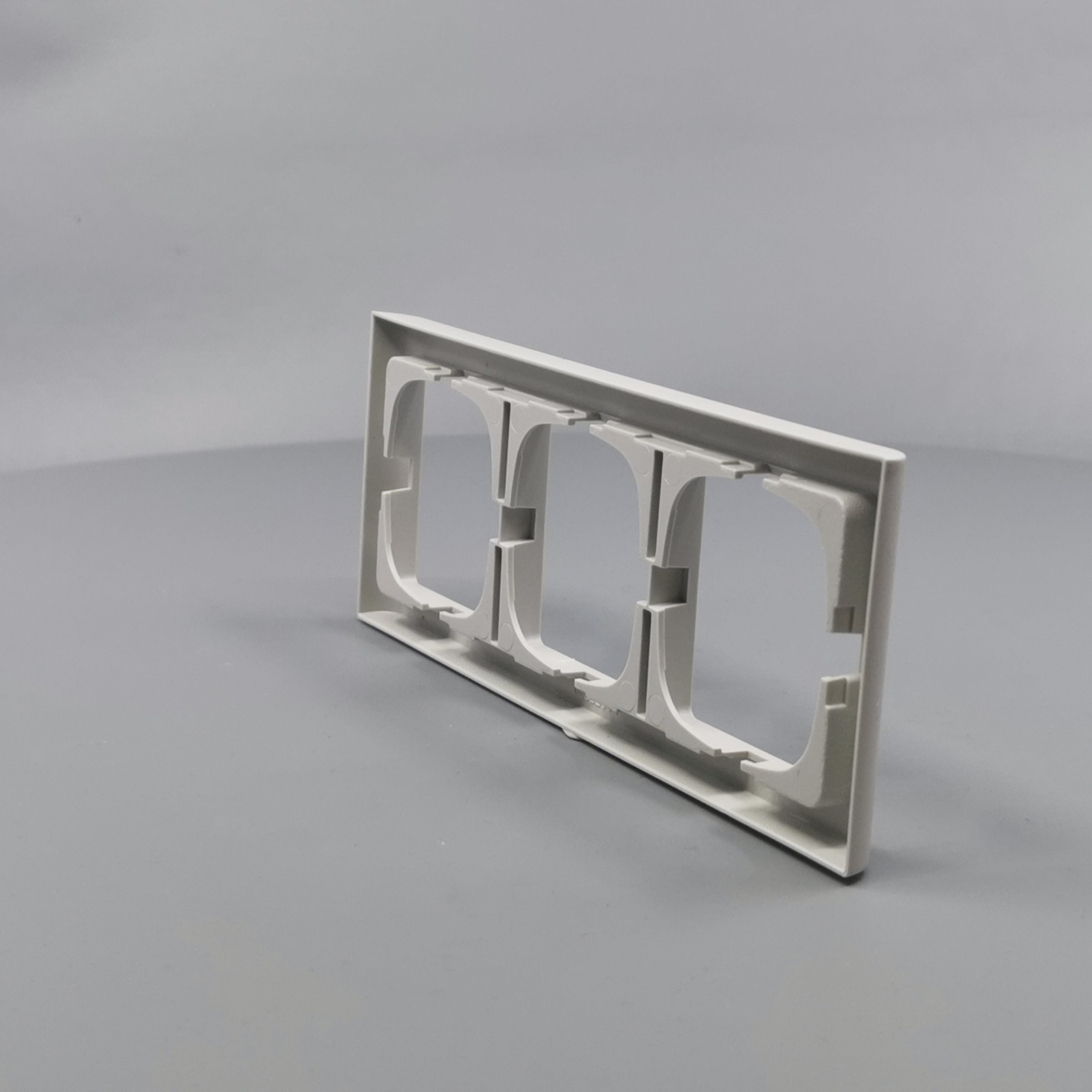 LK Fuga ramme Softline 63 3m vandret - lysegrå