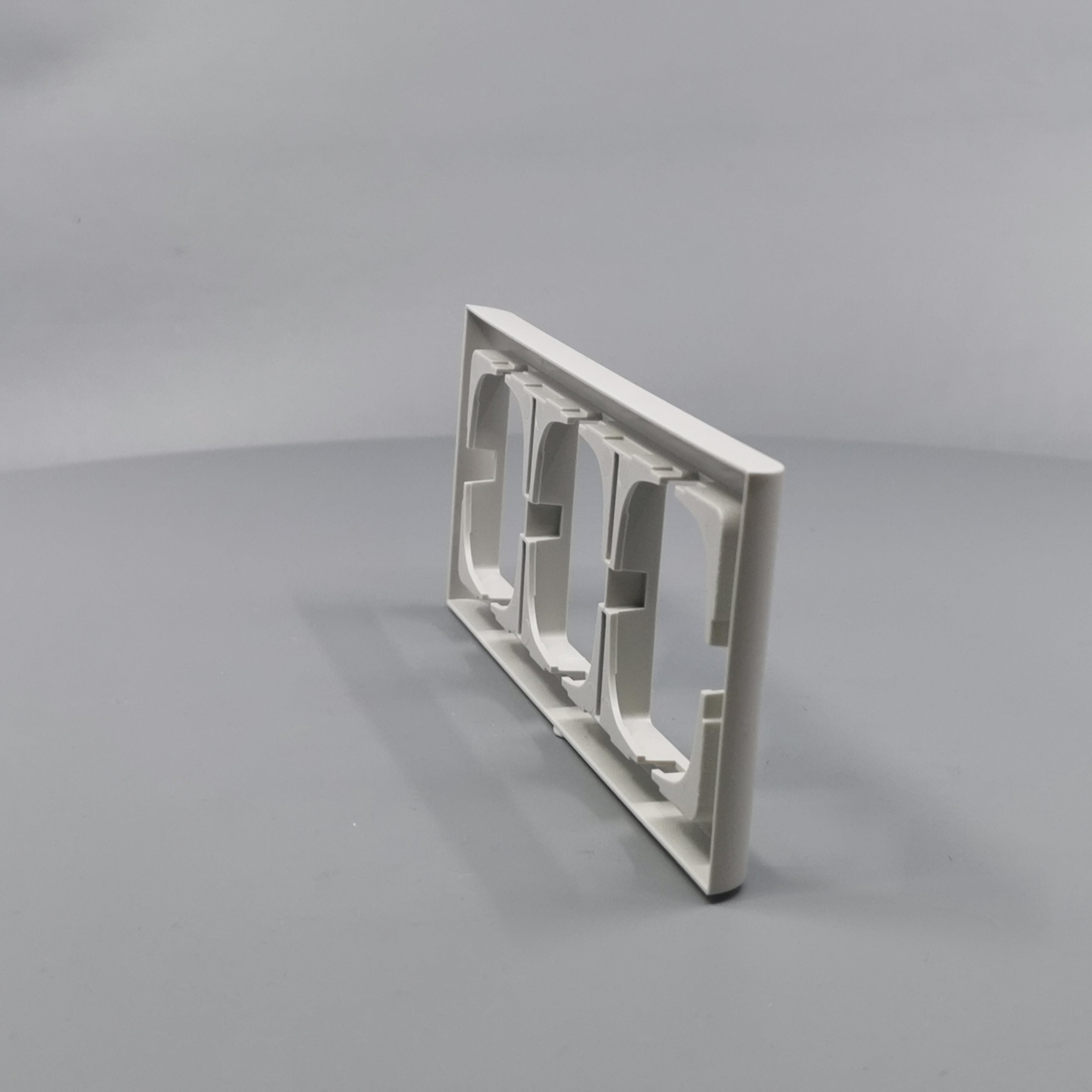 LK Fuga ramme Softline 63 3m vandret - lysegrå