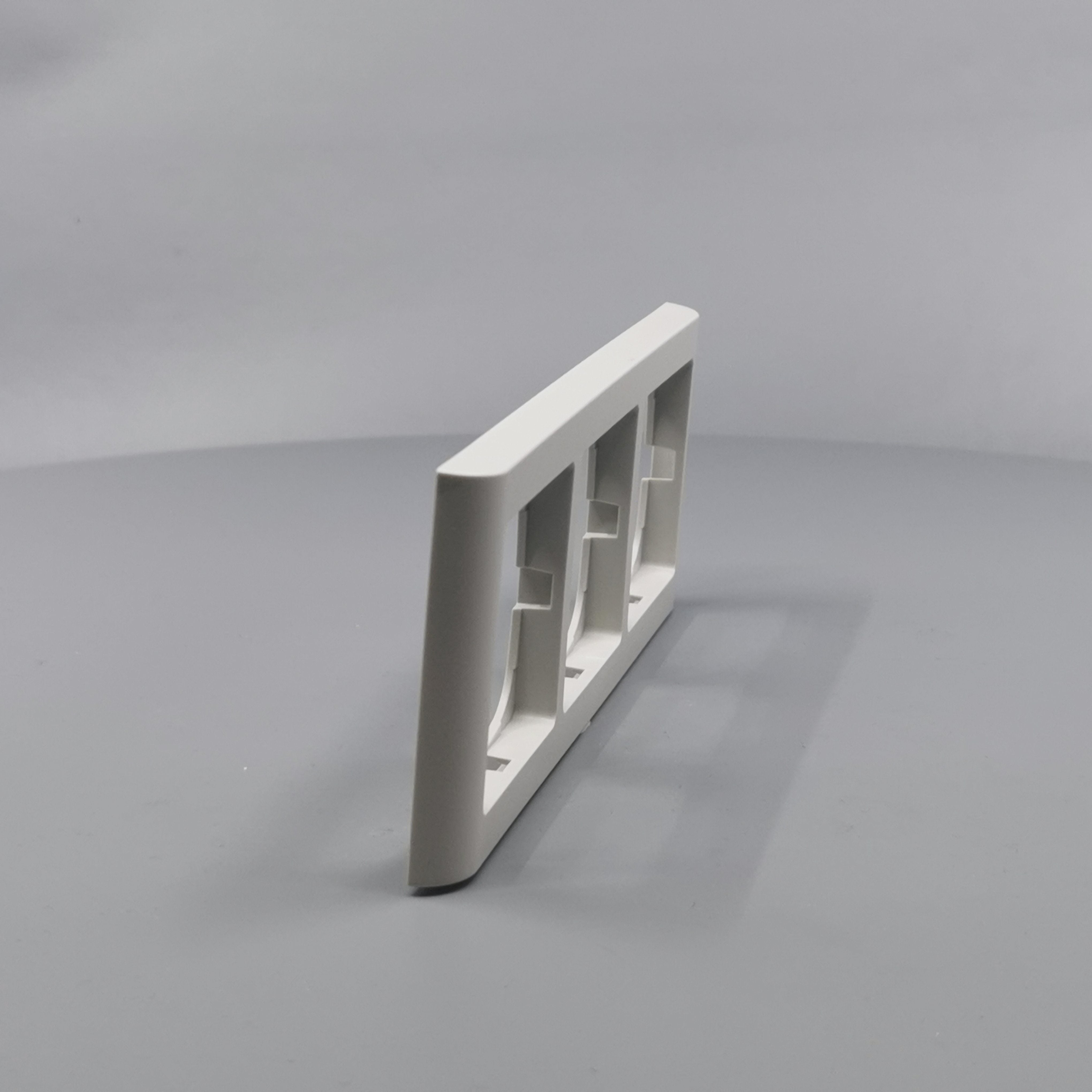 LK Fuga ramme Softline 63 3m vandret - lysegrå