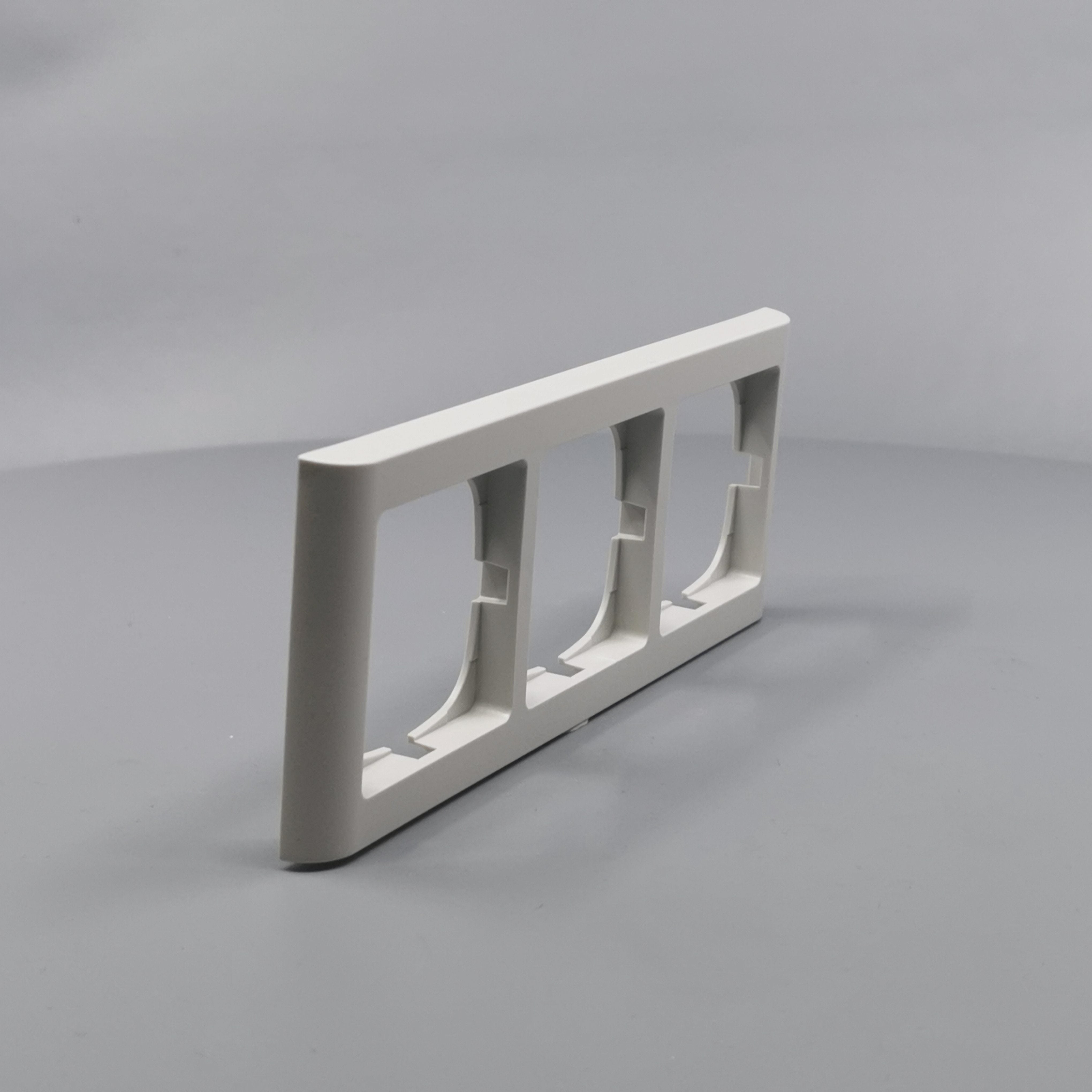 LK Fuga ramme Softline 63 3m vandret - lysegrå